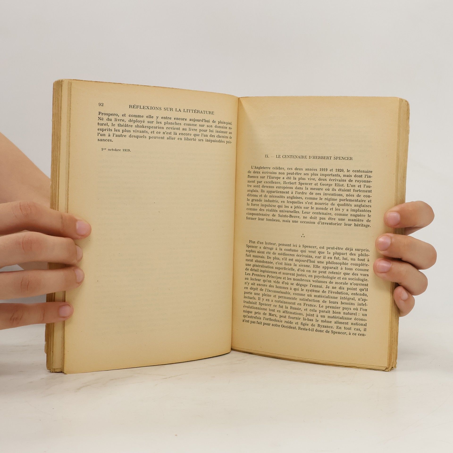 Albert Thibaudet Réflexions sur la littérature