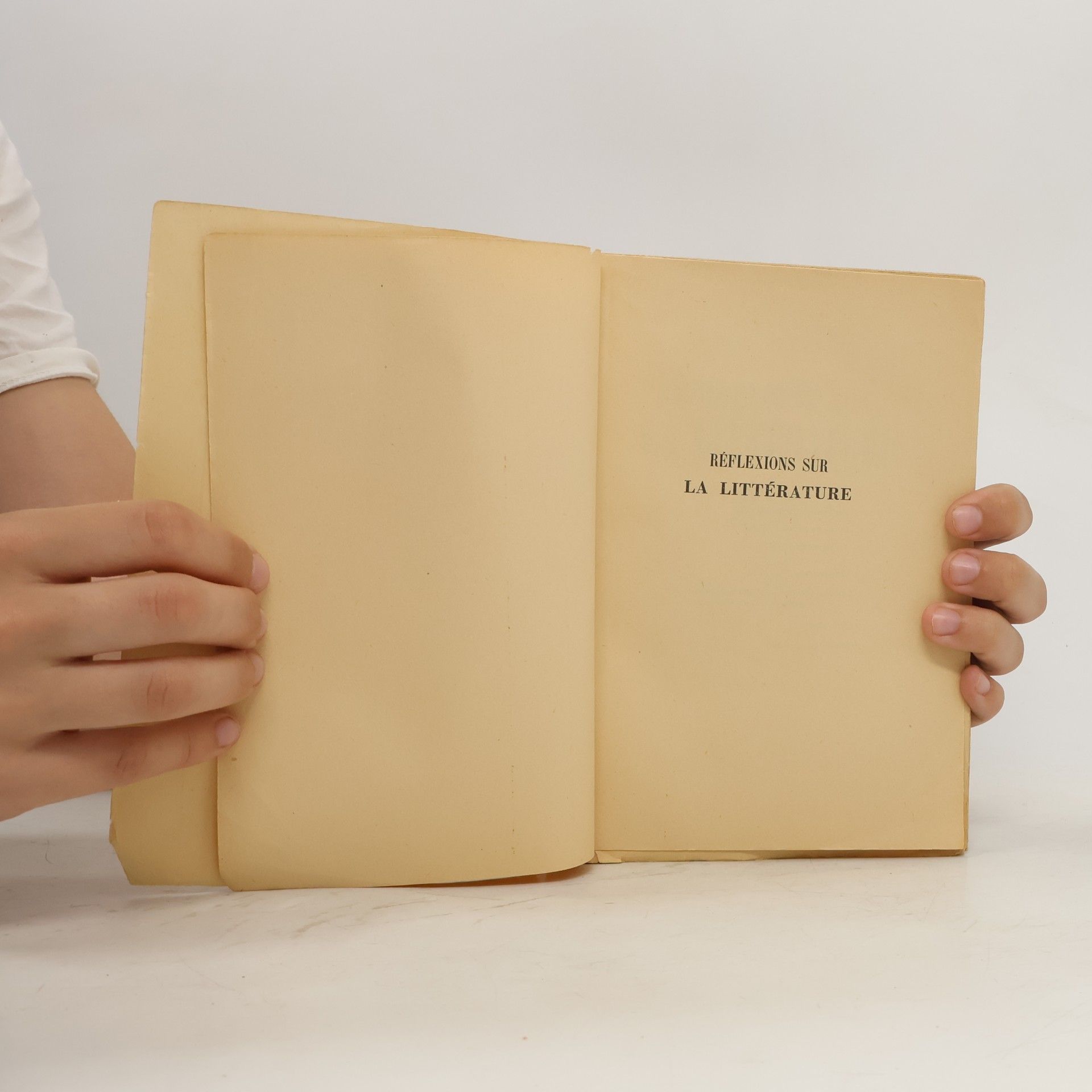 Albert Thibaudet Réflexions sur la littérature
