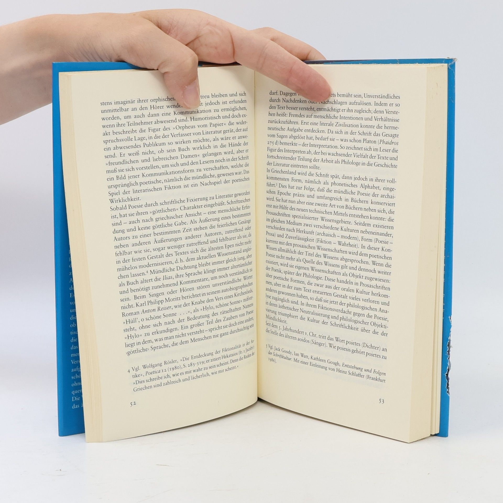 Heinz Schlaffer Poesie und Wissen