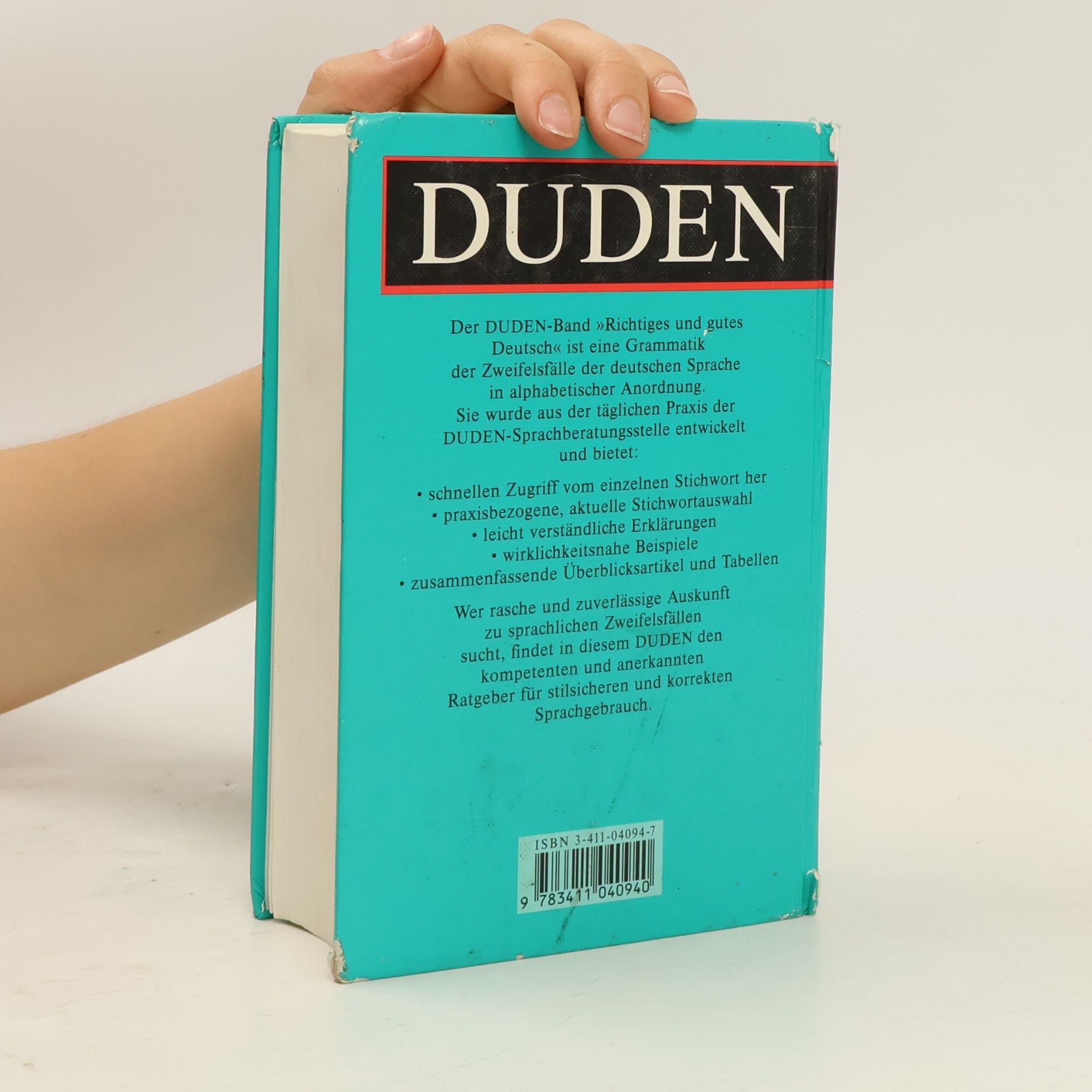 Werner Scholze Stubenrecht Duden, Richtiges und gutes Deutsch