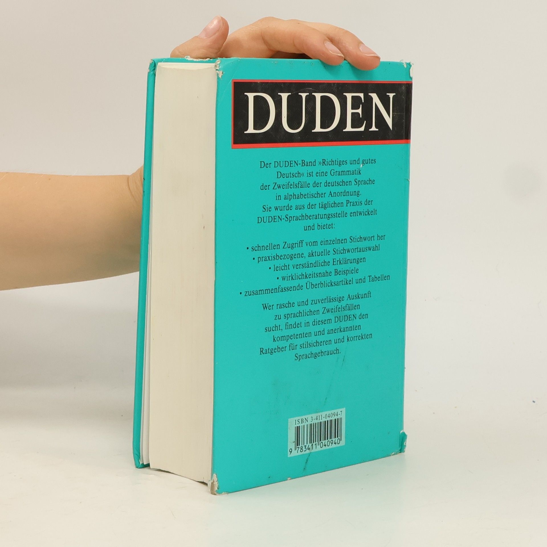 Werner Scholze Stubenrecht Duden, Richtiges und gutes Deutsch