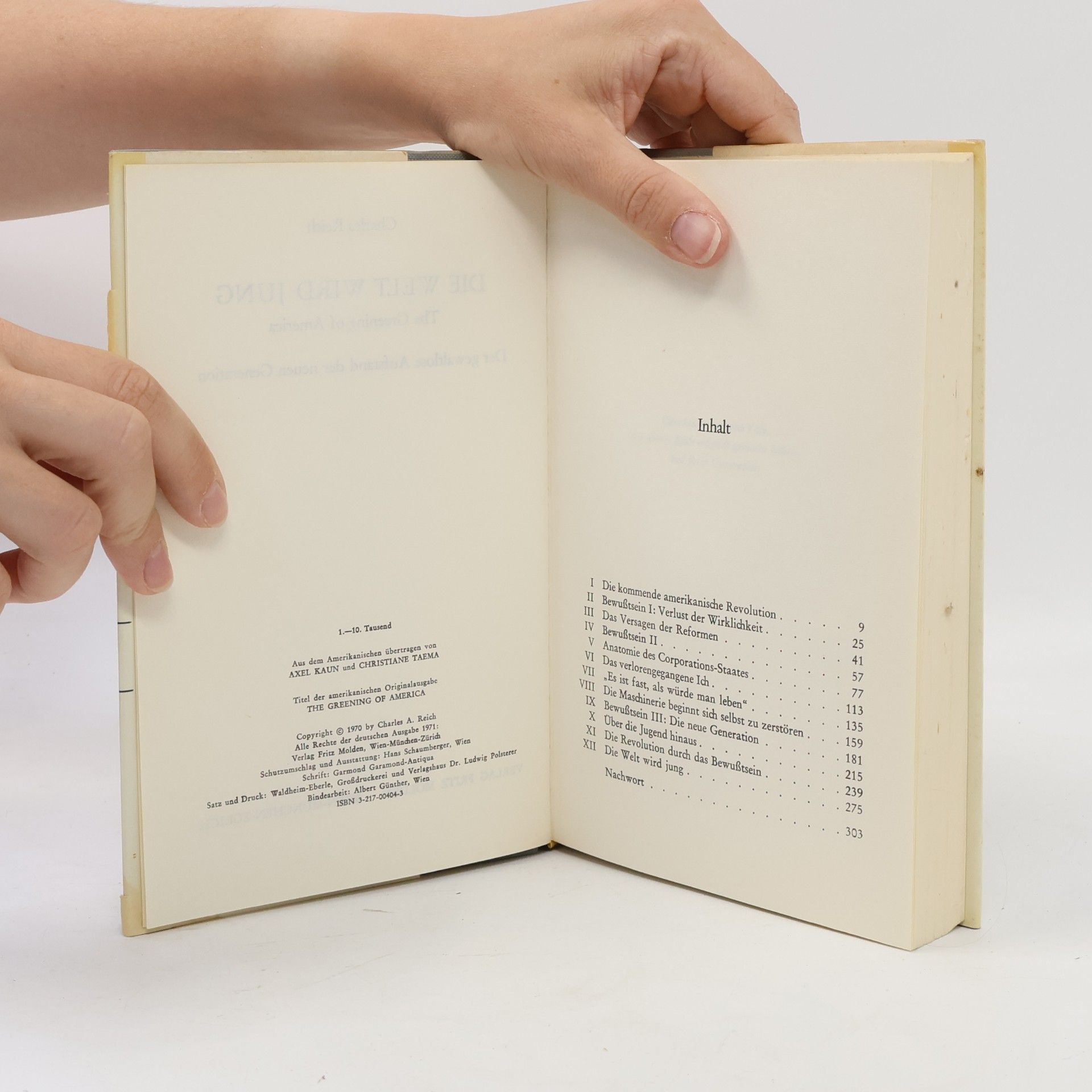 Charles A. Reich Die Welt wird jung
