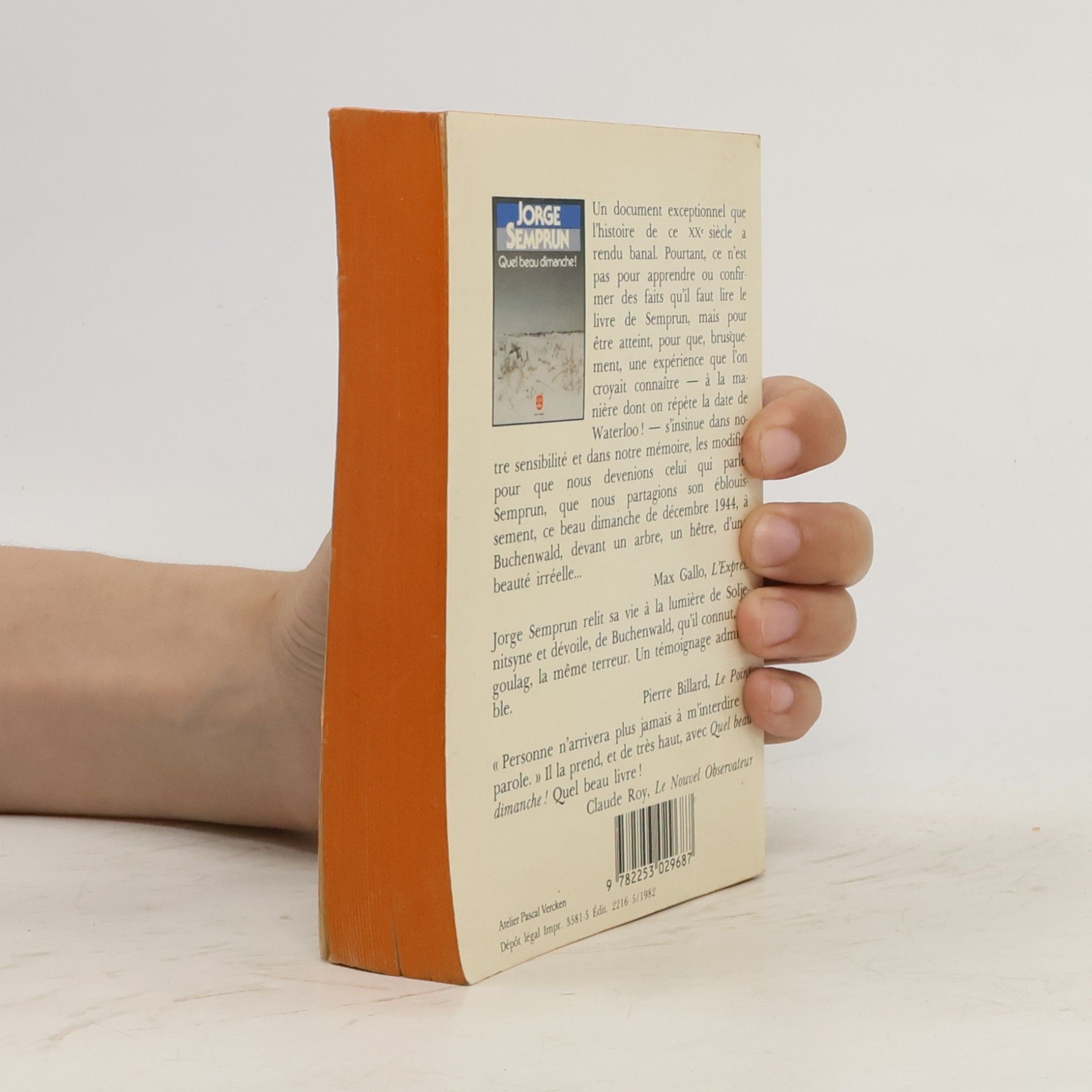 Jorge Semprún Le Livre de Poche: Quel beau dimanche - Texte intégral
