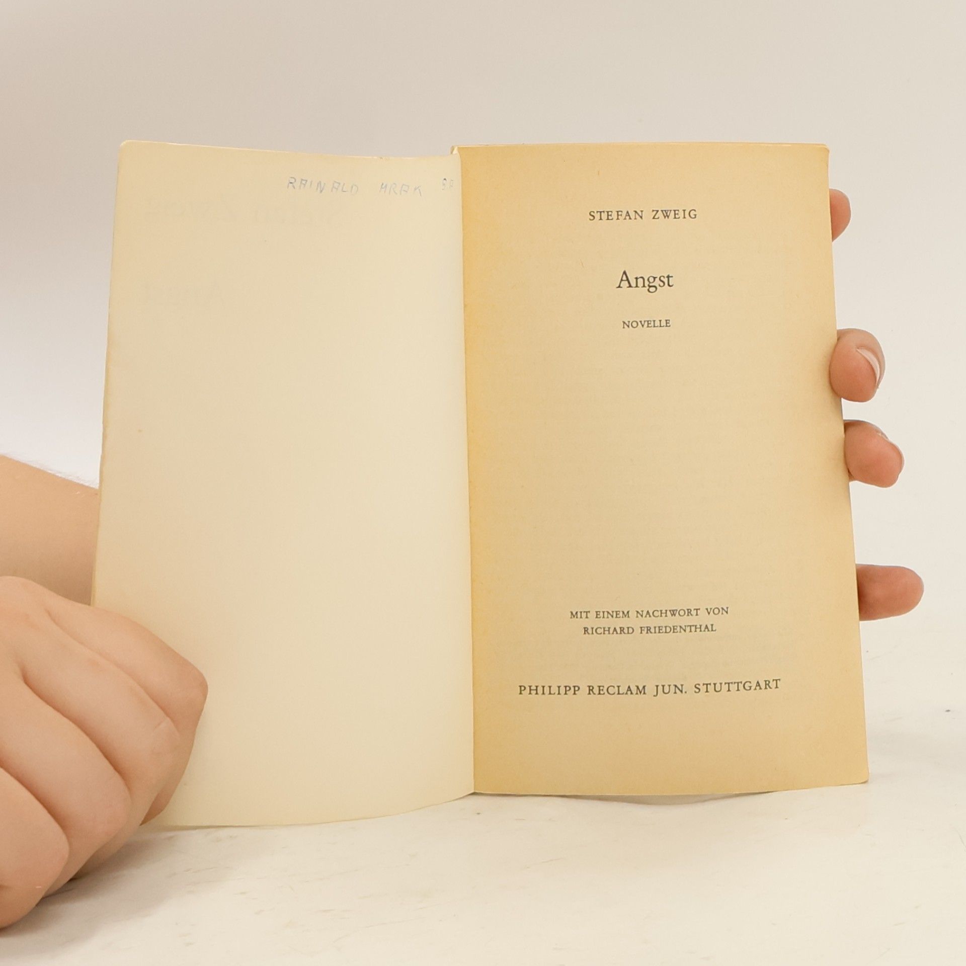 Stefan Zweig Angst