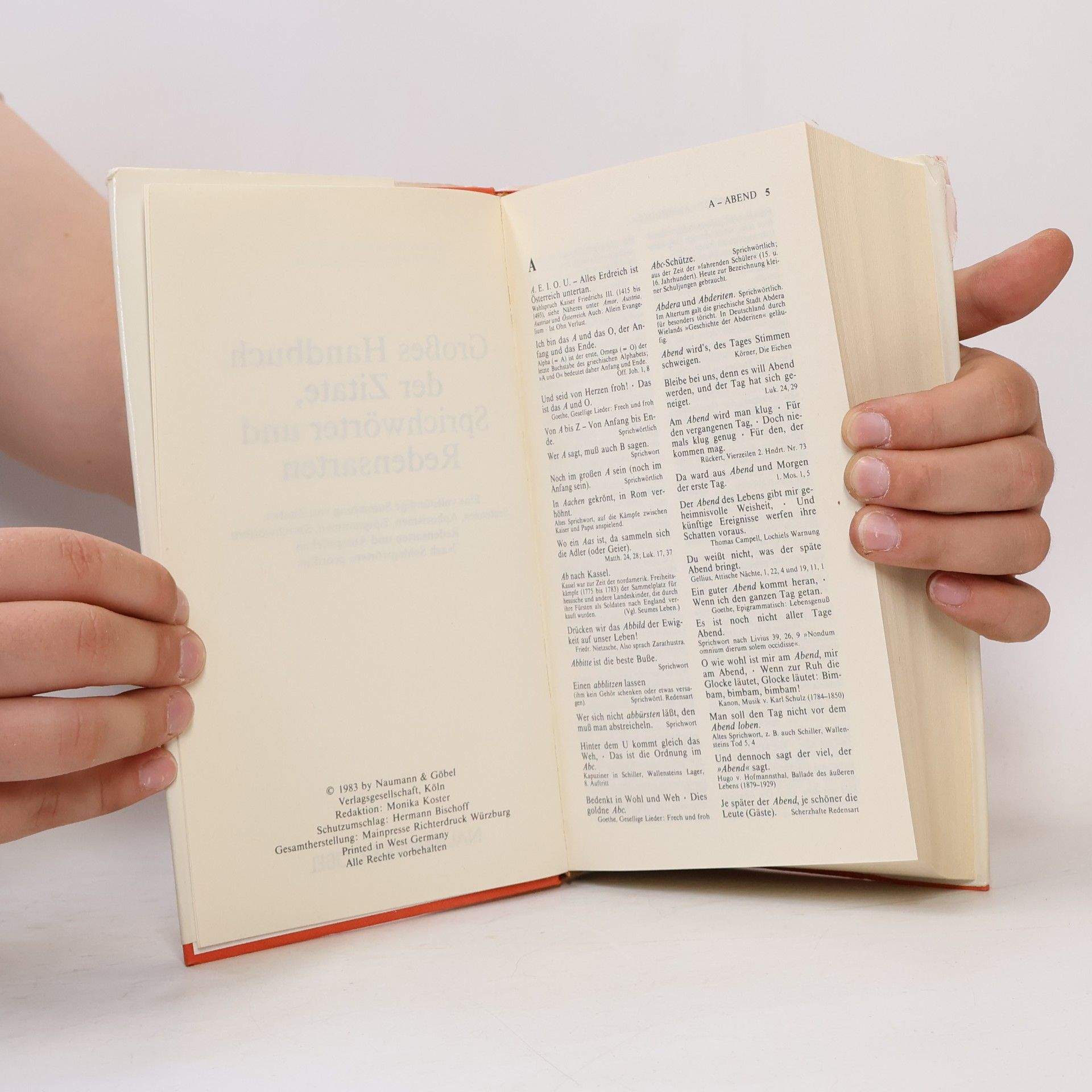 Monika Koster Grosses Handbuch der Zitate und Redensarten