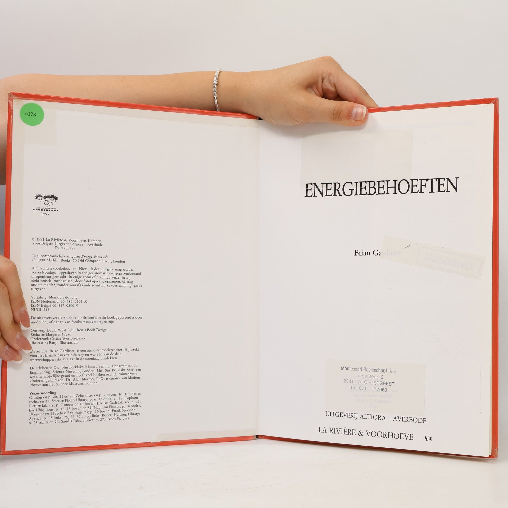 Brian George Gardiner Energiebehoeften