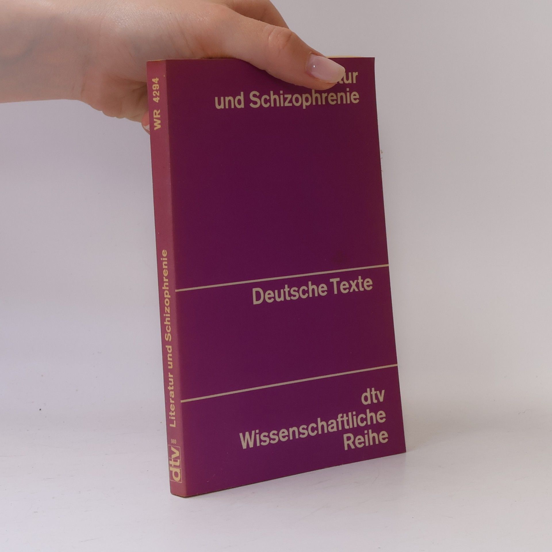 Winfried Kudszus Literatur und Schizophrenie