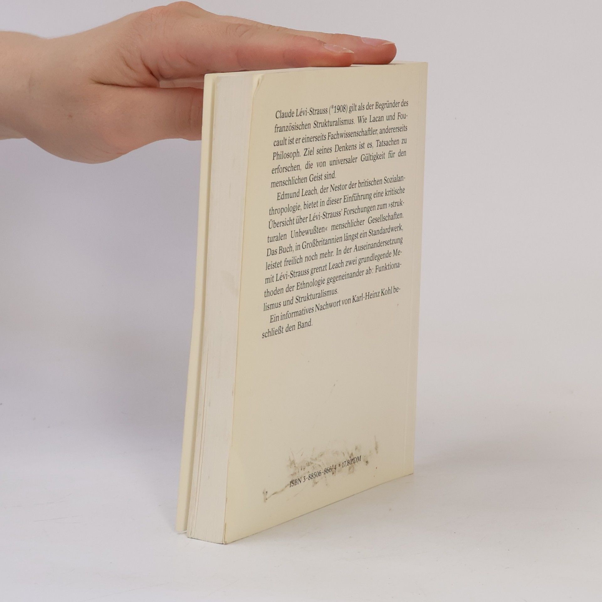Edmund Ronald Leach Lévi-Strauss zur Einführung