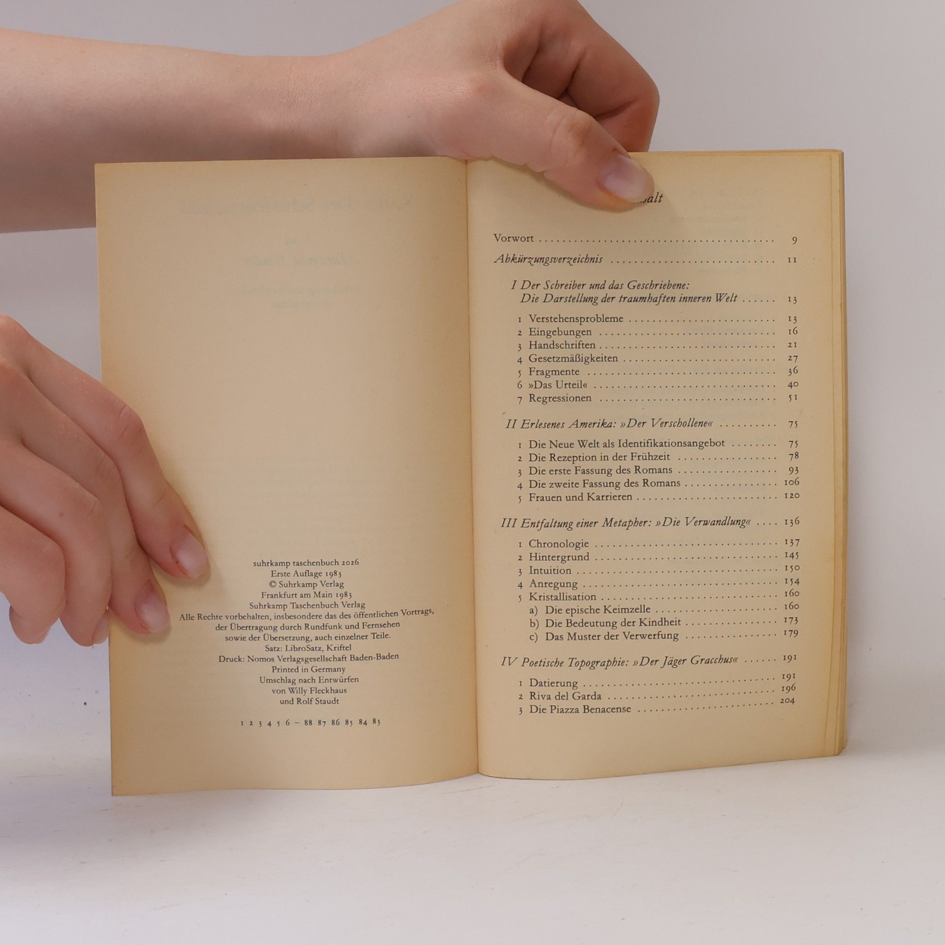 Hartmut Binder Kafka Der Schaffensprozeß