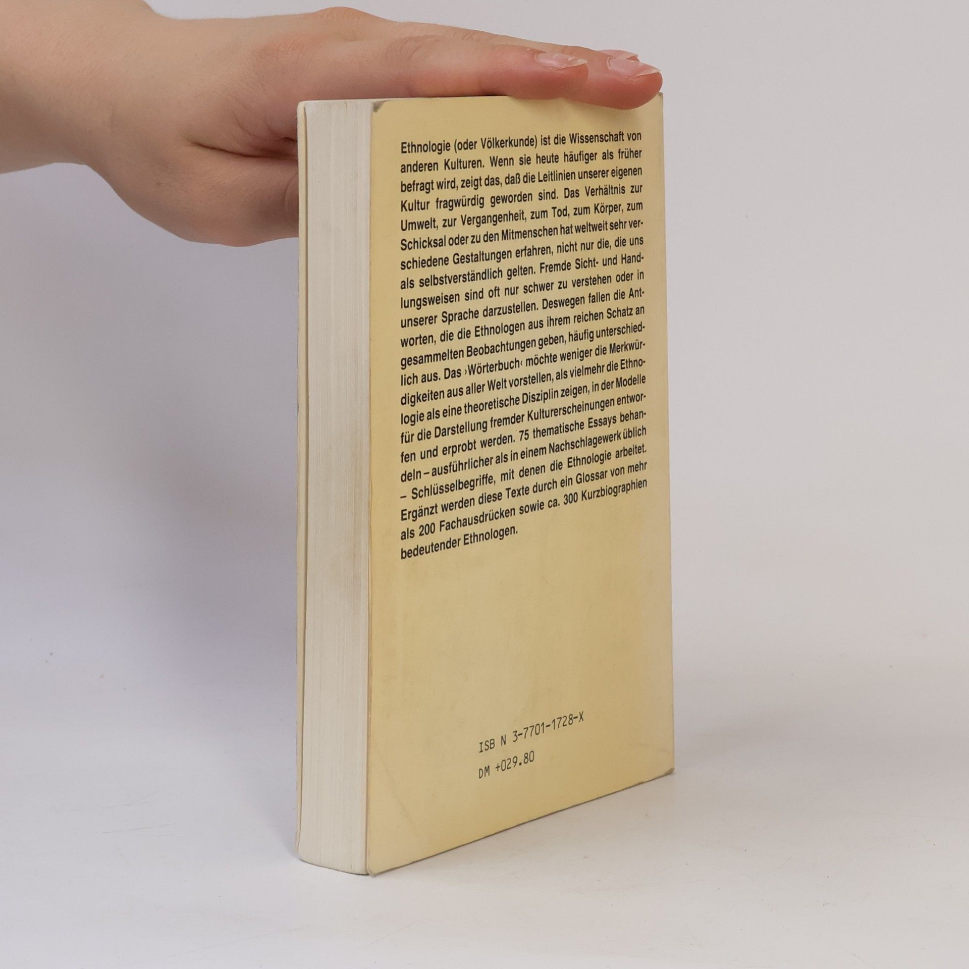 Bernhard Streck Wörterbuch der Ethnologie