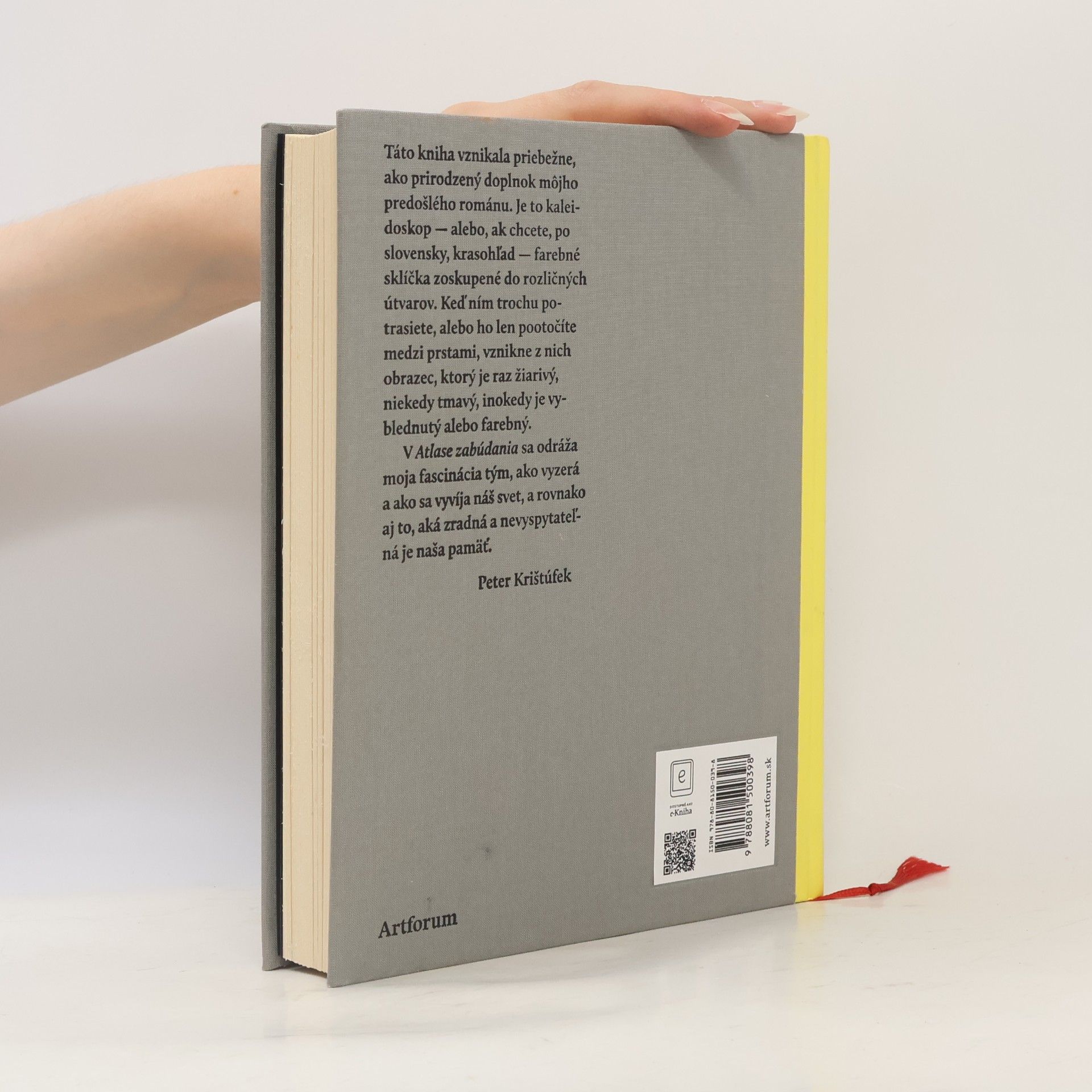 Peter Krištúfek Atlas zabúdania
