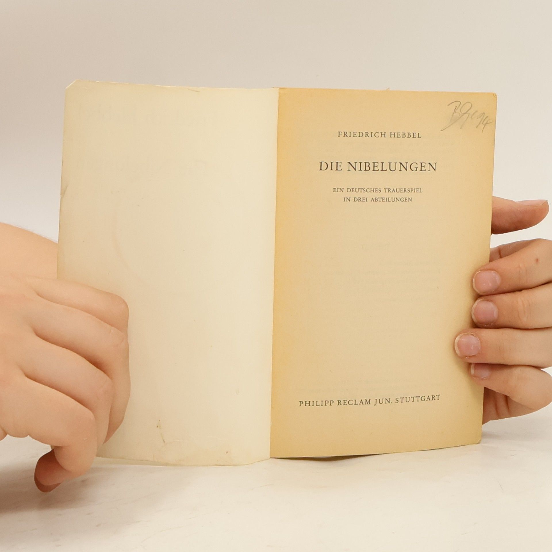 Friedrich Hebbel Die Nibelungen