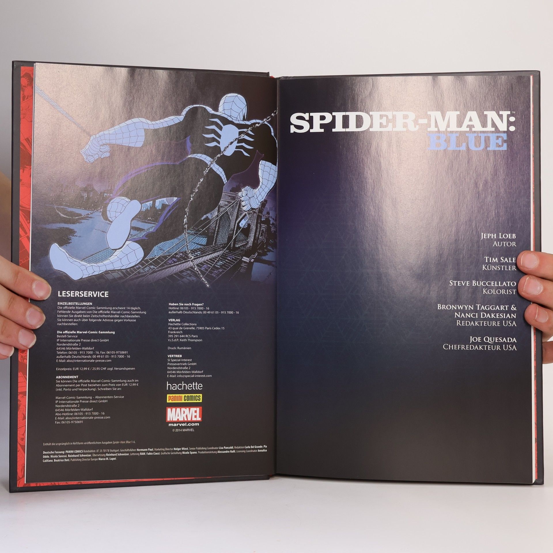 Jeph Loeb Die offizielle Marvel-Comic-Sammlung 25. Spider-Man: Blue