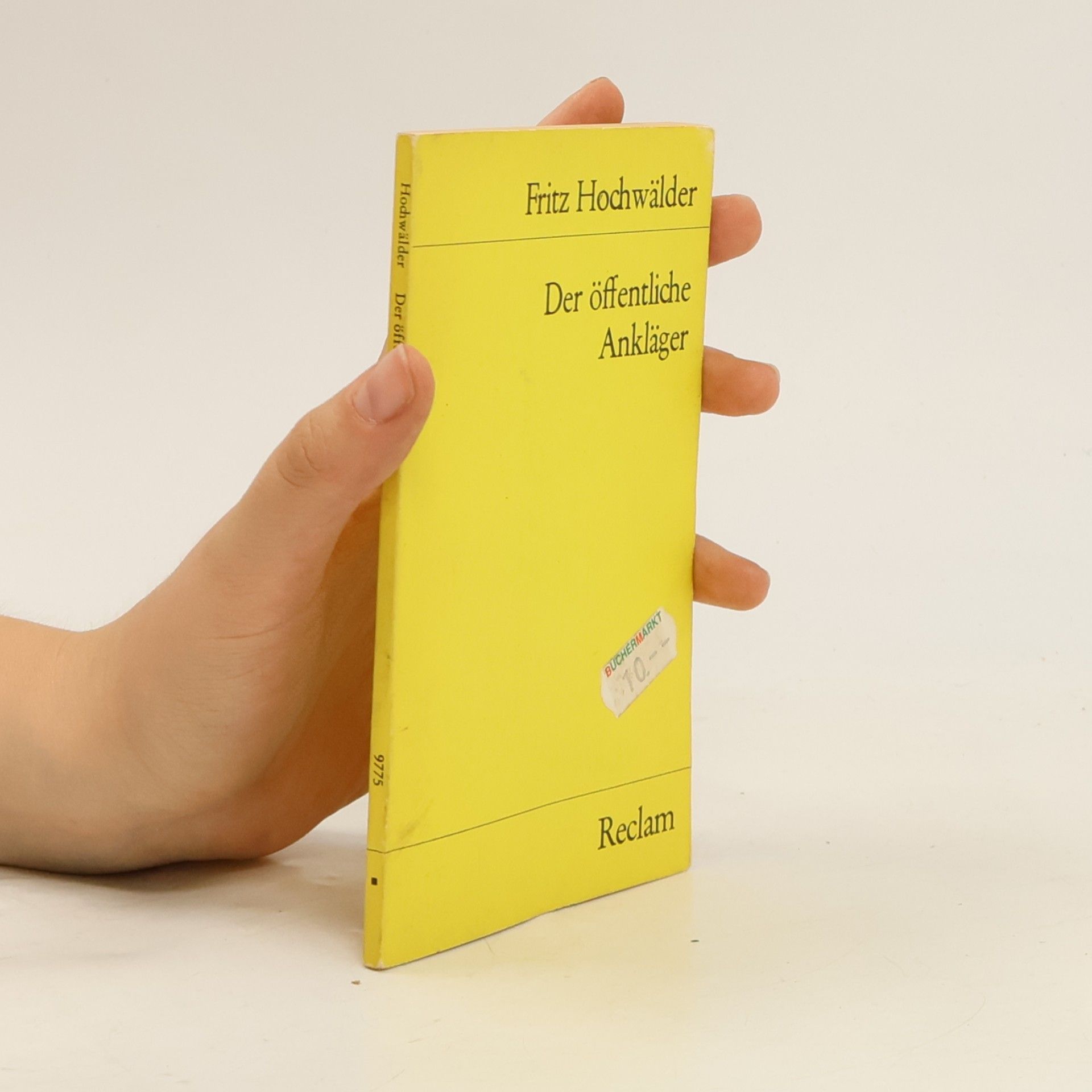 Fritz Hochwälder Der öffentliche Ankläger