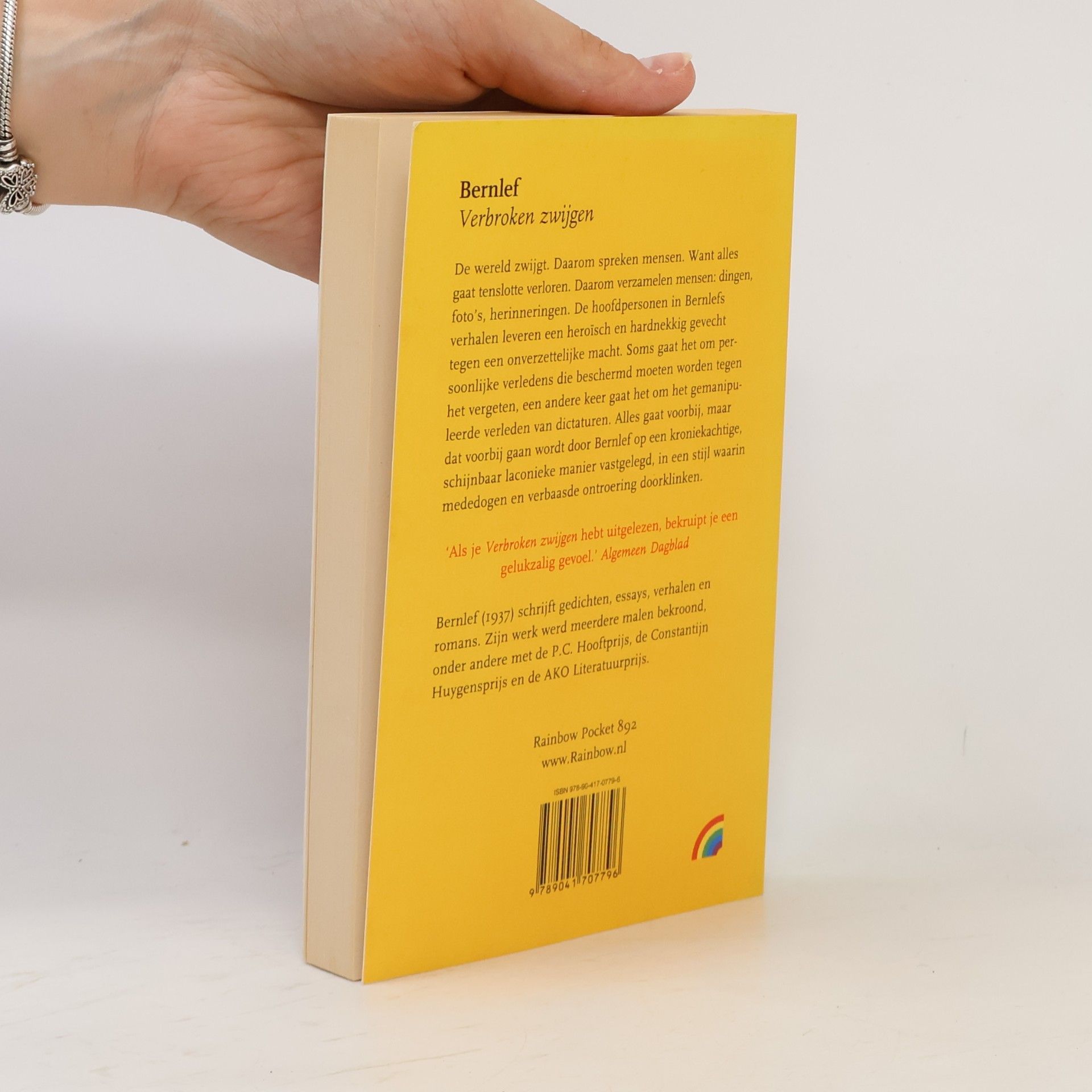 J. Bernlef Rainbow pocketboeken - 892: Verbroken zwijgen