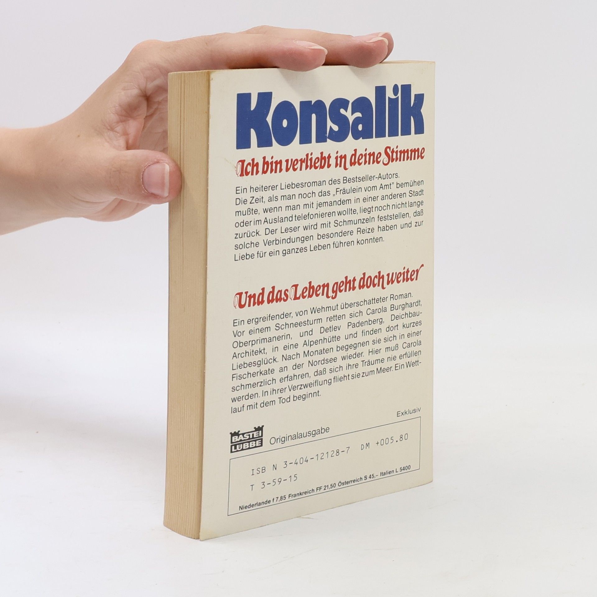 Heinz G. Konsalik Ich bin verliebt in deine Stimme