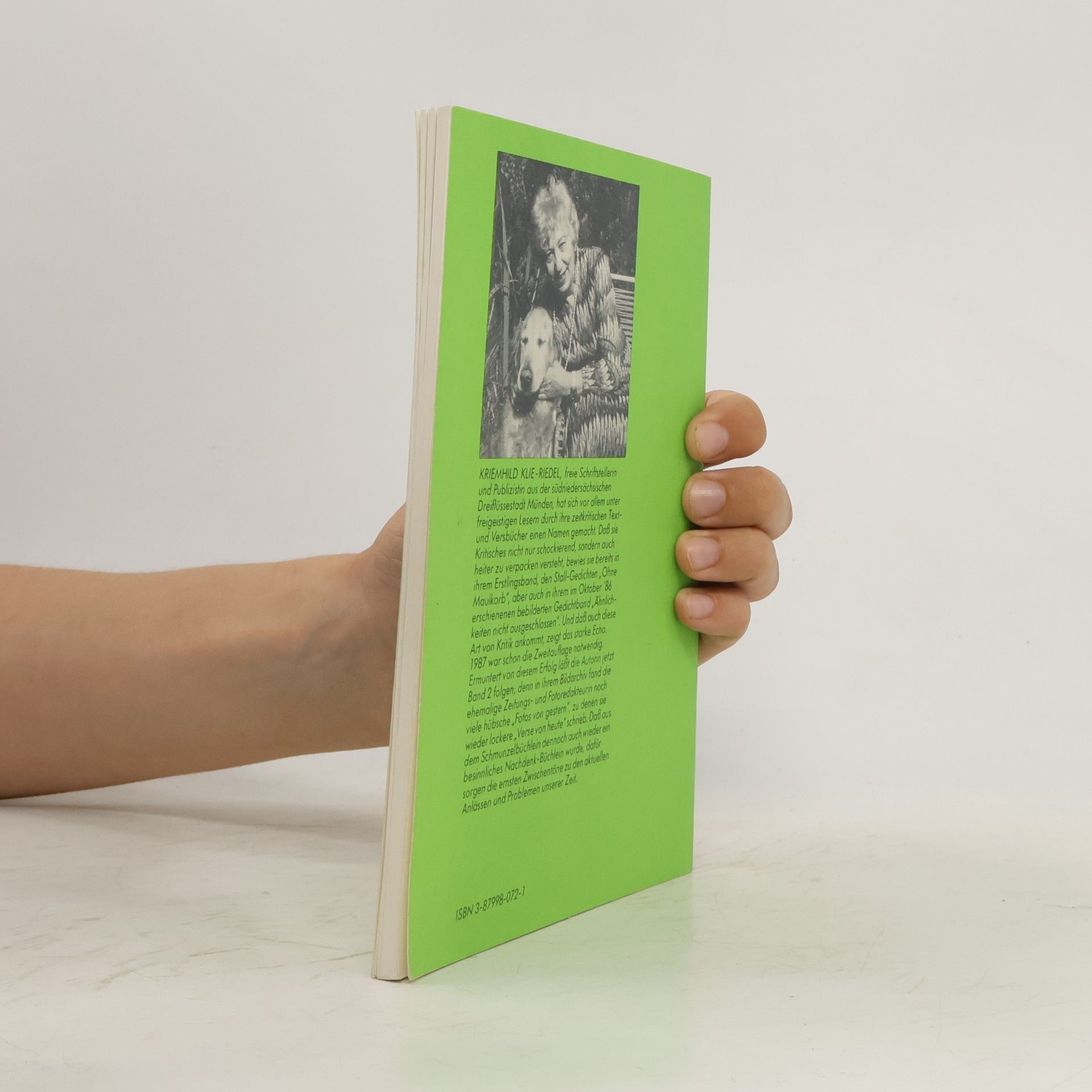 Kriemhild Klie-Riedel Mir reicht's. Texte von heute zu Fotos von gestern. Band 2