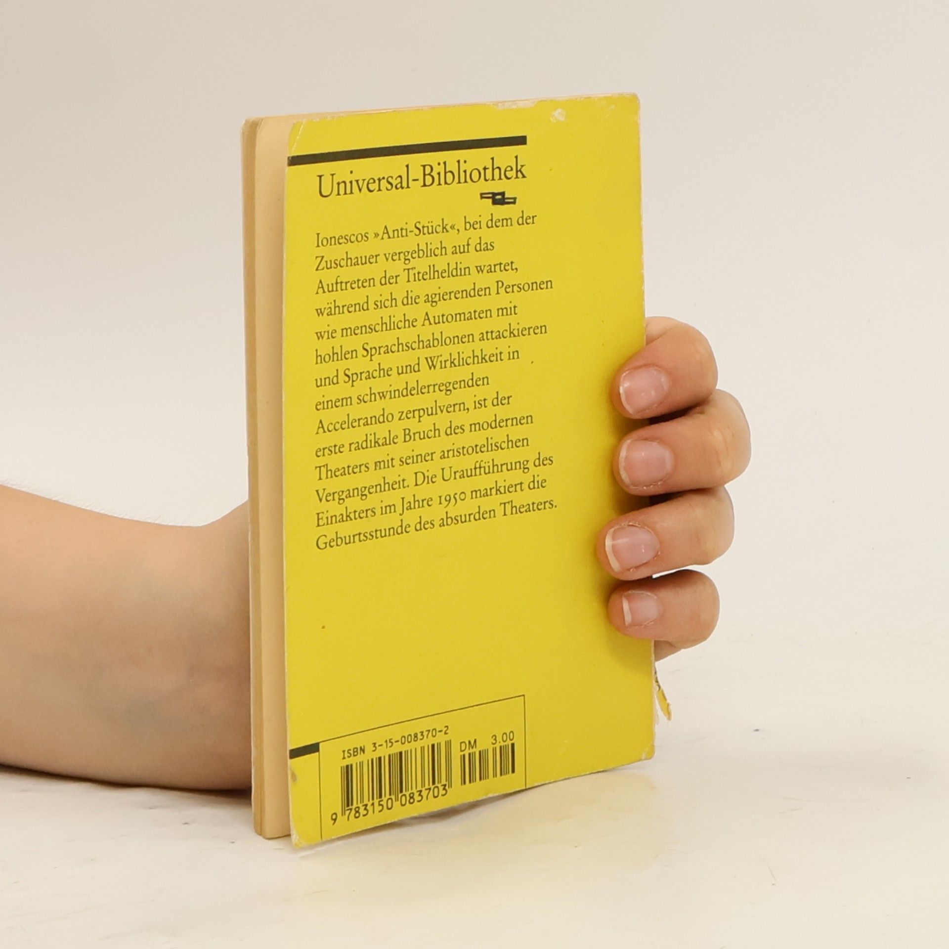 Eugène Ionesco Die kahle Sängerin