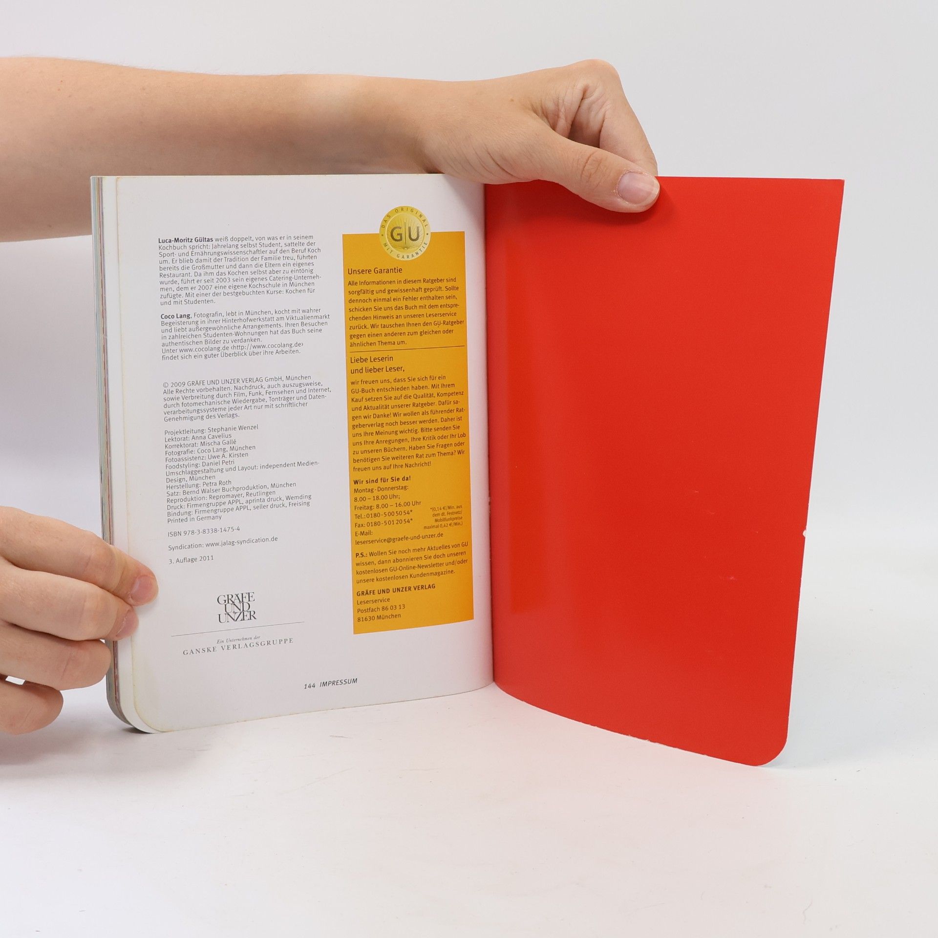 Luca-Moritz Gültas Studenten Kochbuch