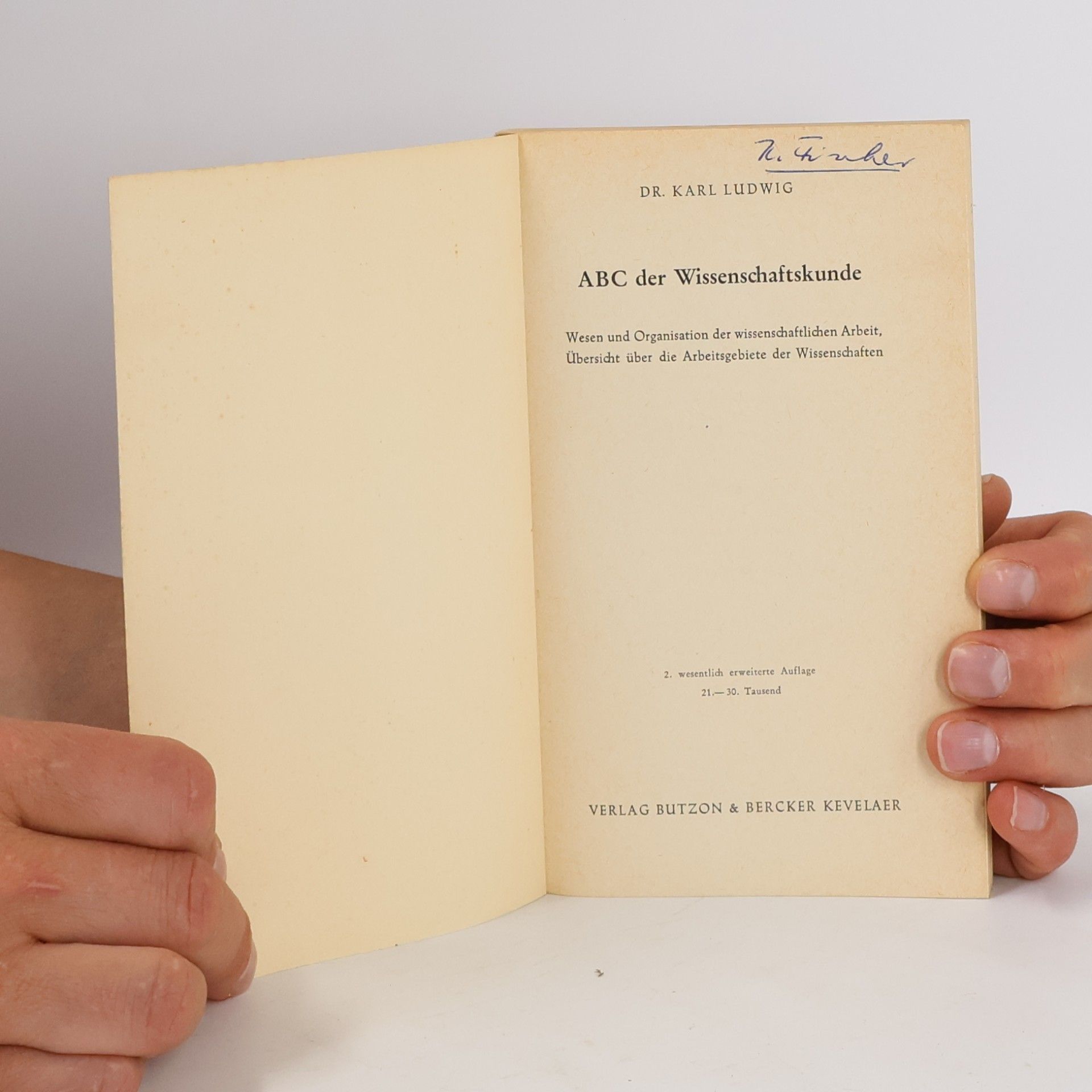 Karl Ludwig ABC der Wissenschaftskunde