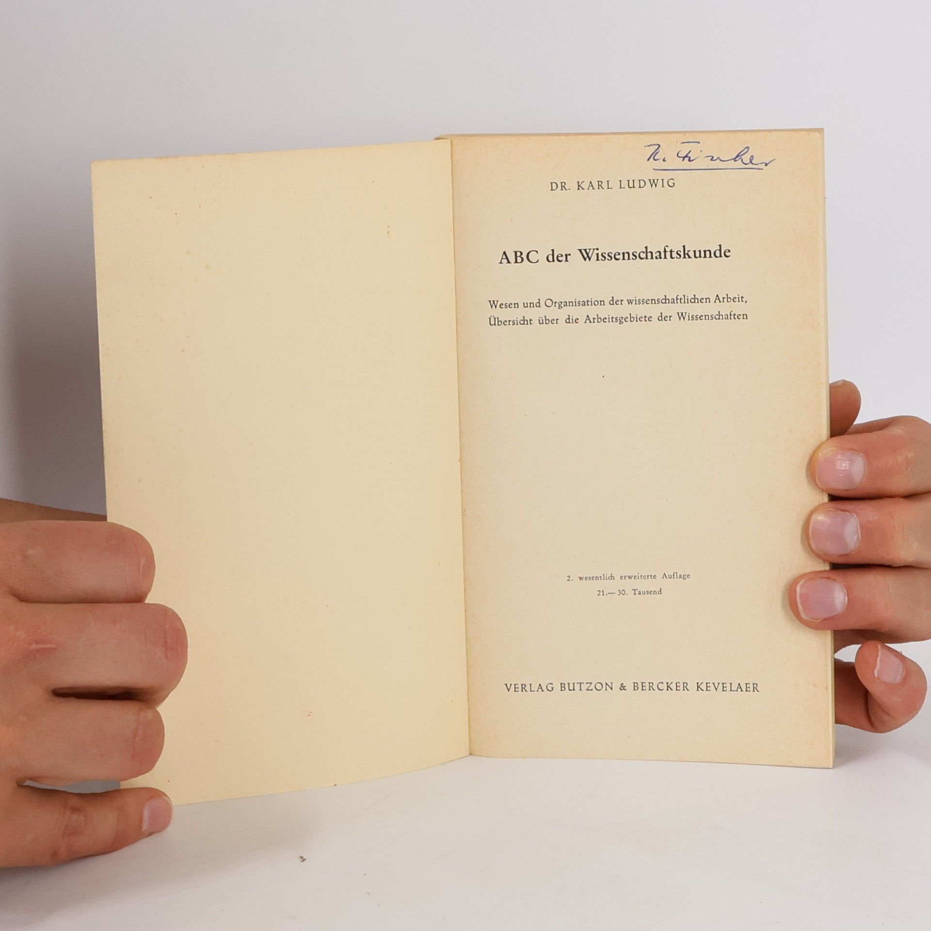 Karl Ludwig ABC der Wissenschaftskunde