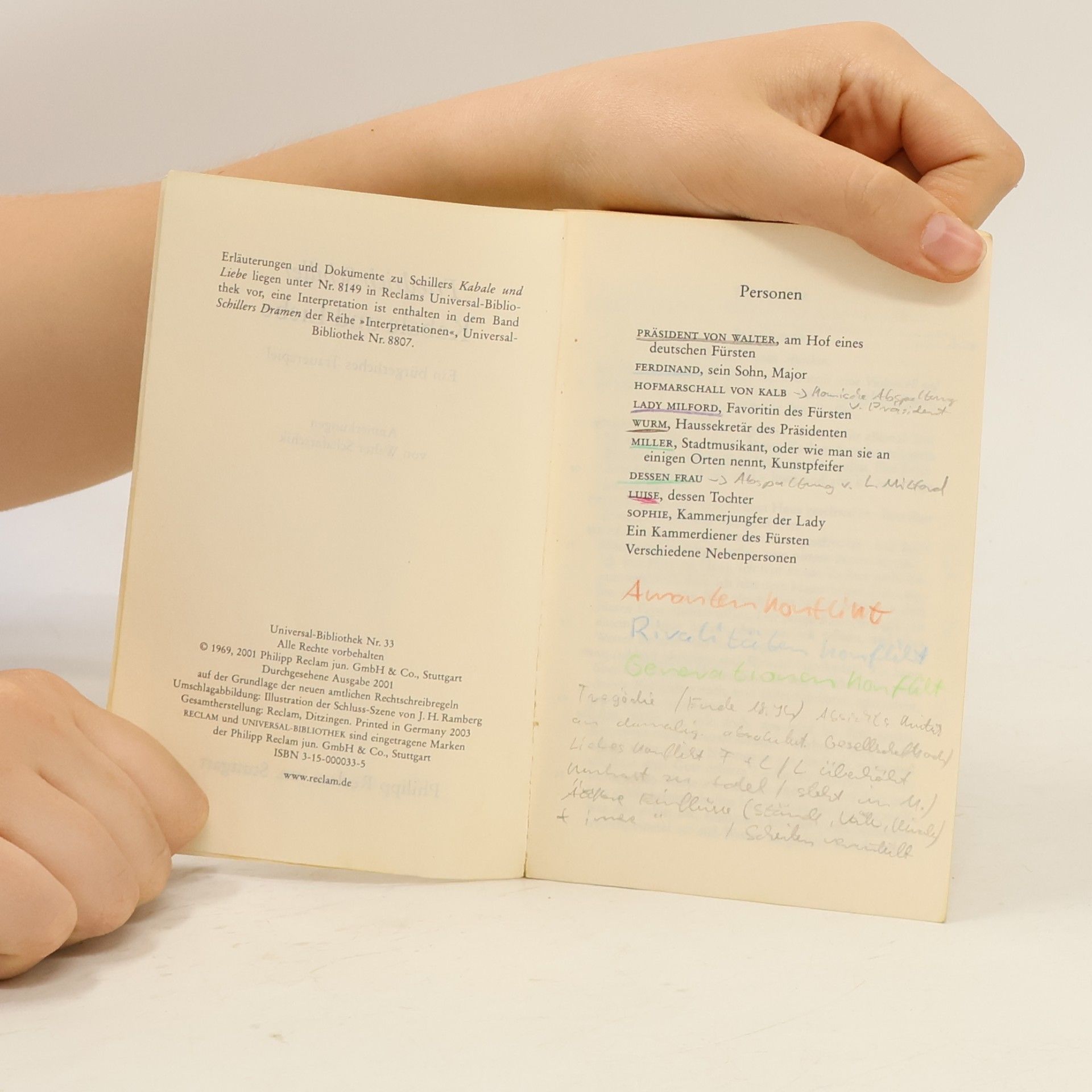 Friedrich Schiller Kabale und Liebe