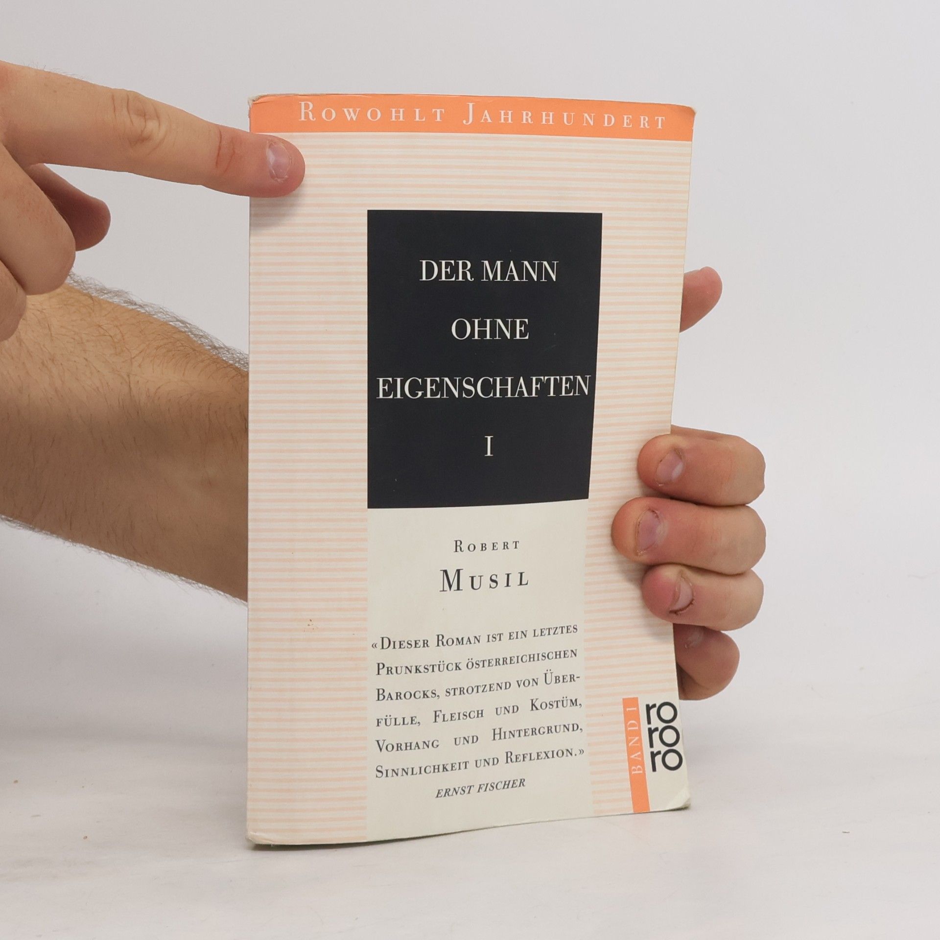 Robert Musil Der mann ohne eigenschaften I.