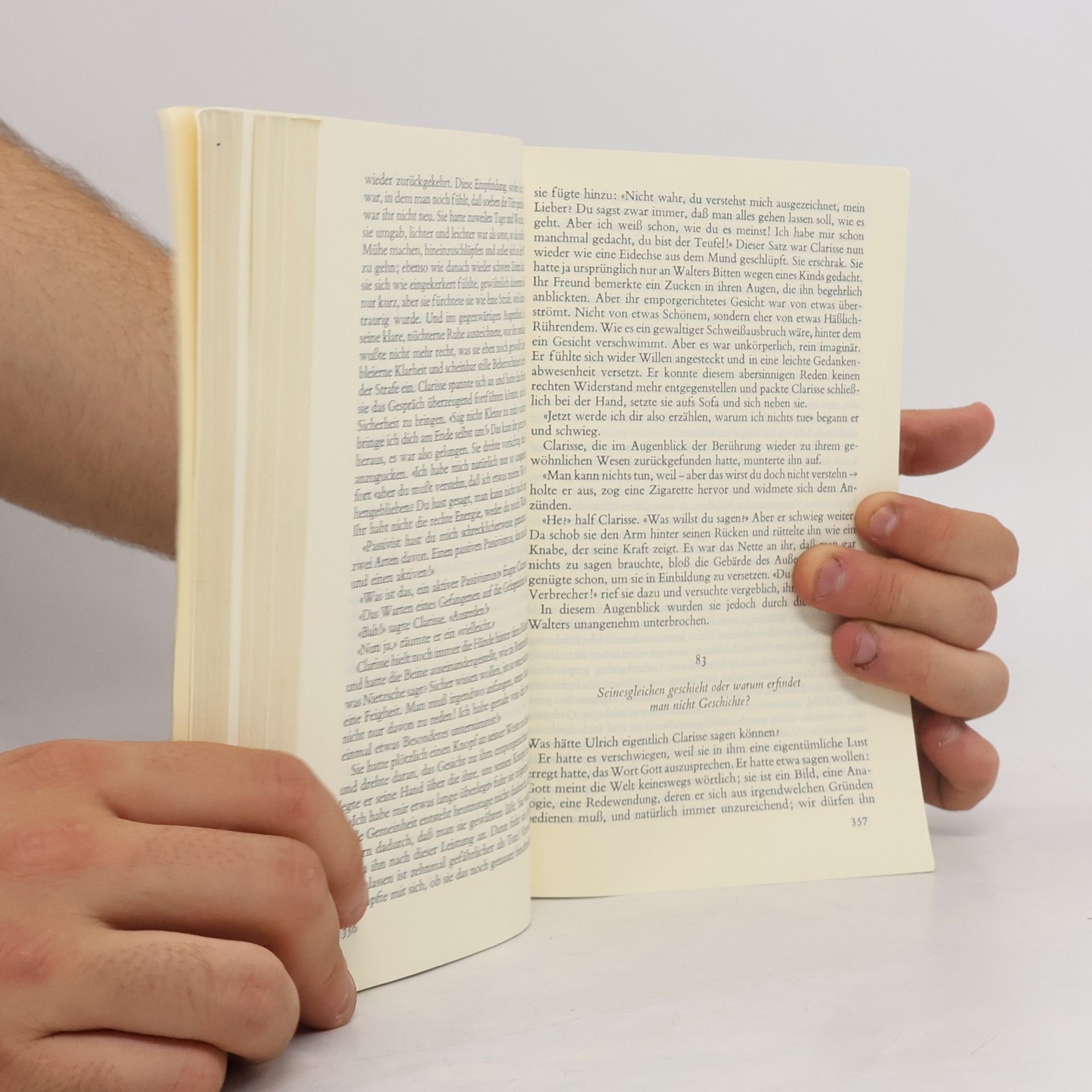 Robert Musil Der mann ohne eigenschaften I.