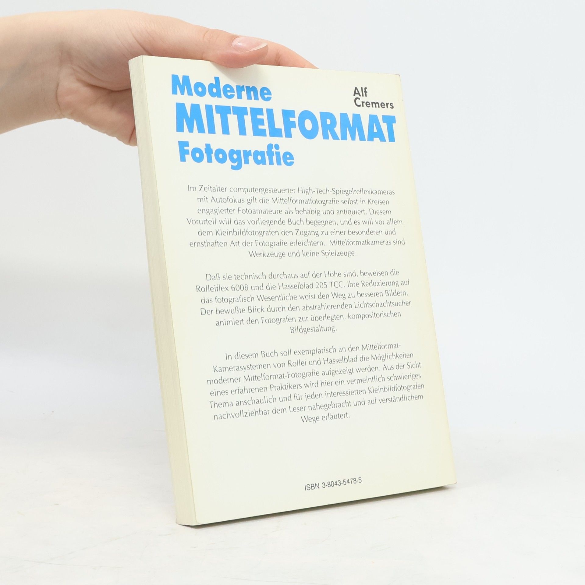 Alf Cremers Moderne Mittelformat Fotografie. Ein Color Foto Buch