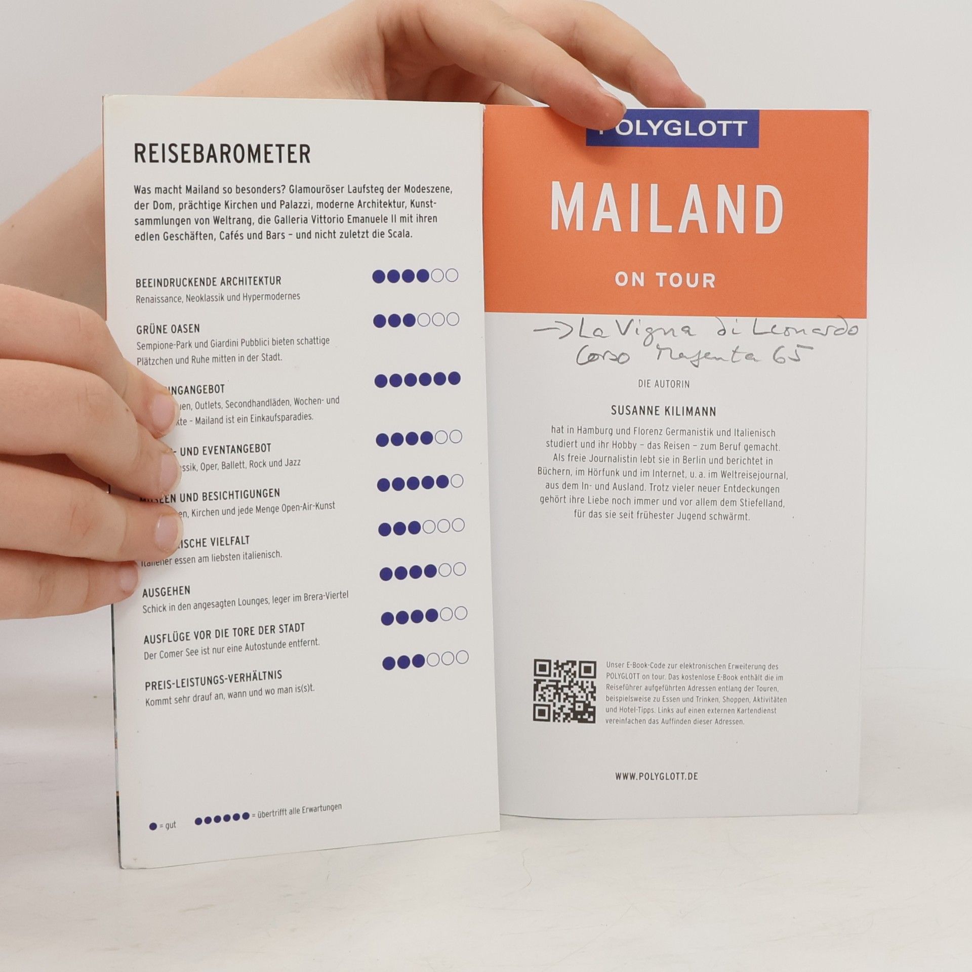 Susanne Kilimann Mailand on tour