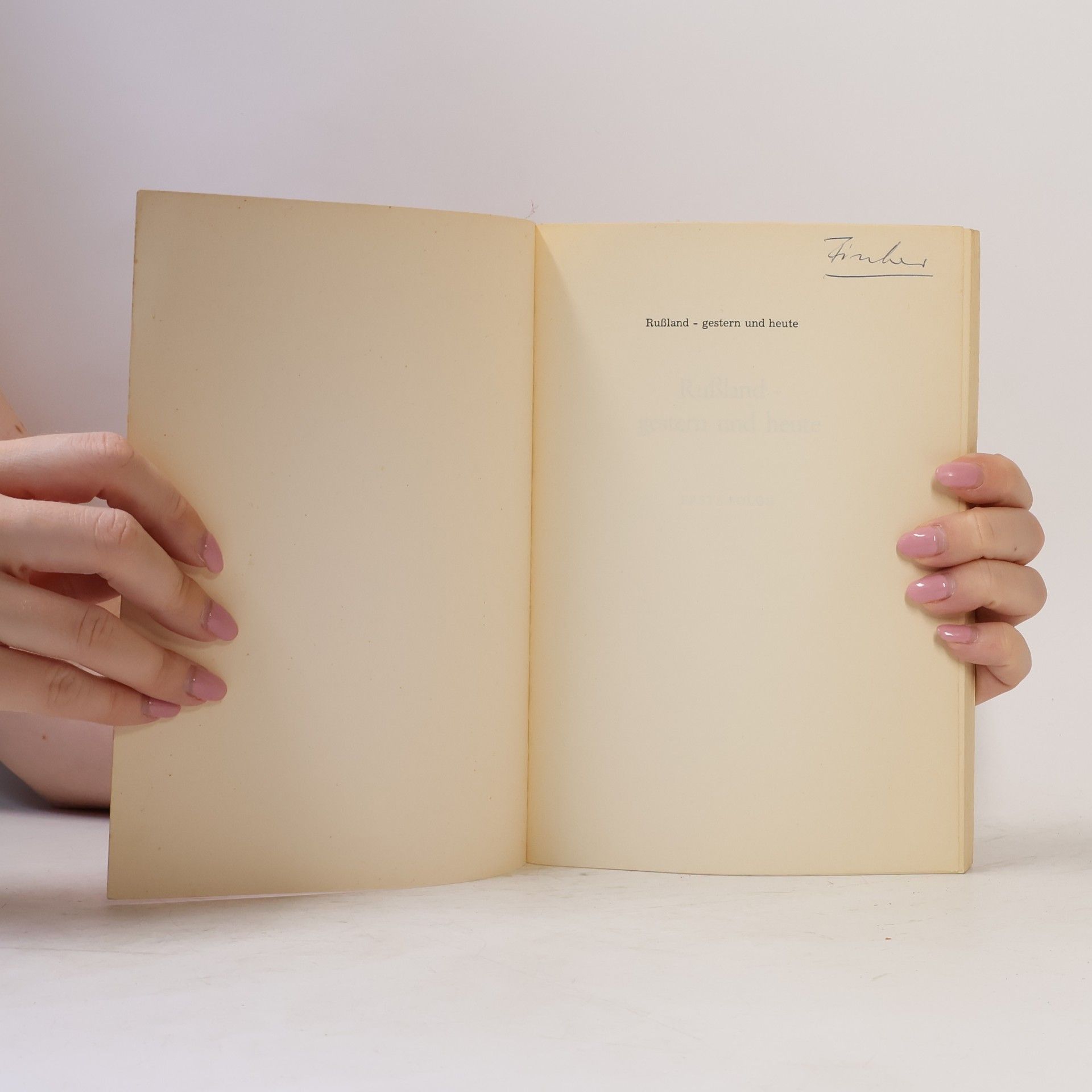 Auteurscollectief Schriftenreihe der Bundeszentrale für Heimatdienst. Rußland gestern und heute 44