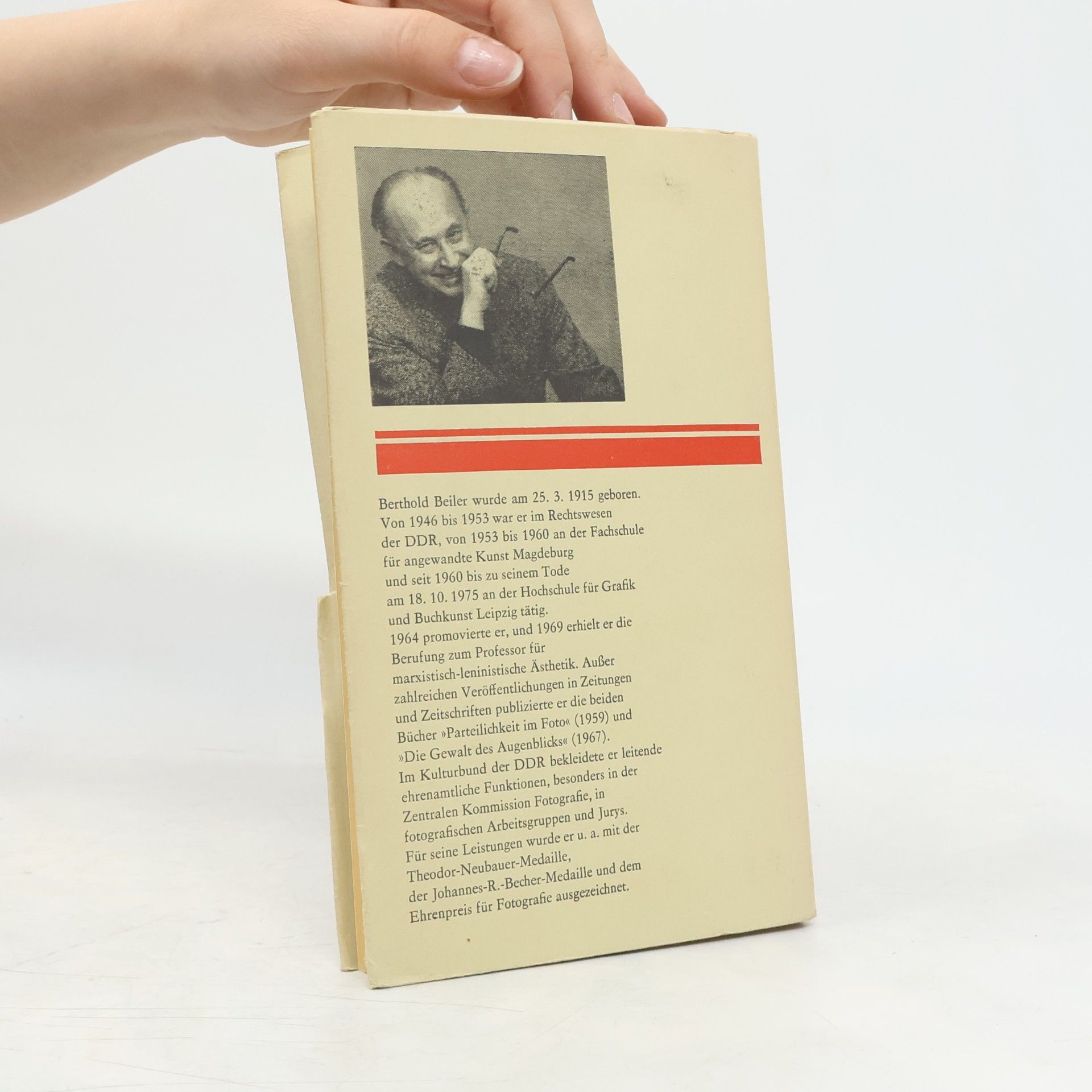 Berthold Beiler Denken über Fotografie