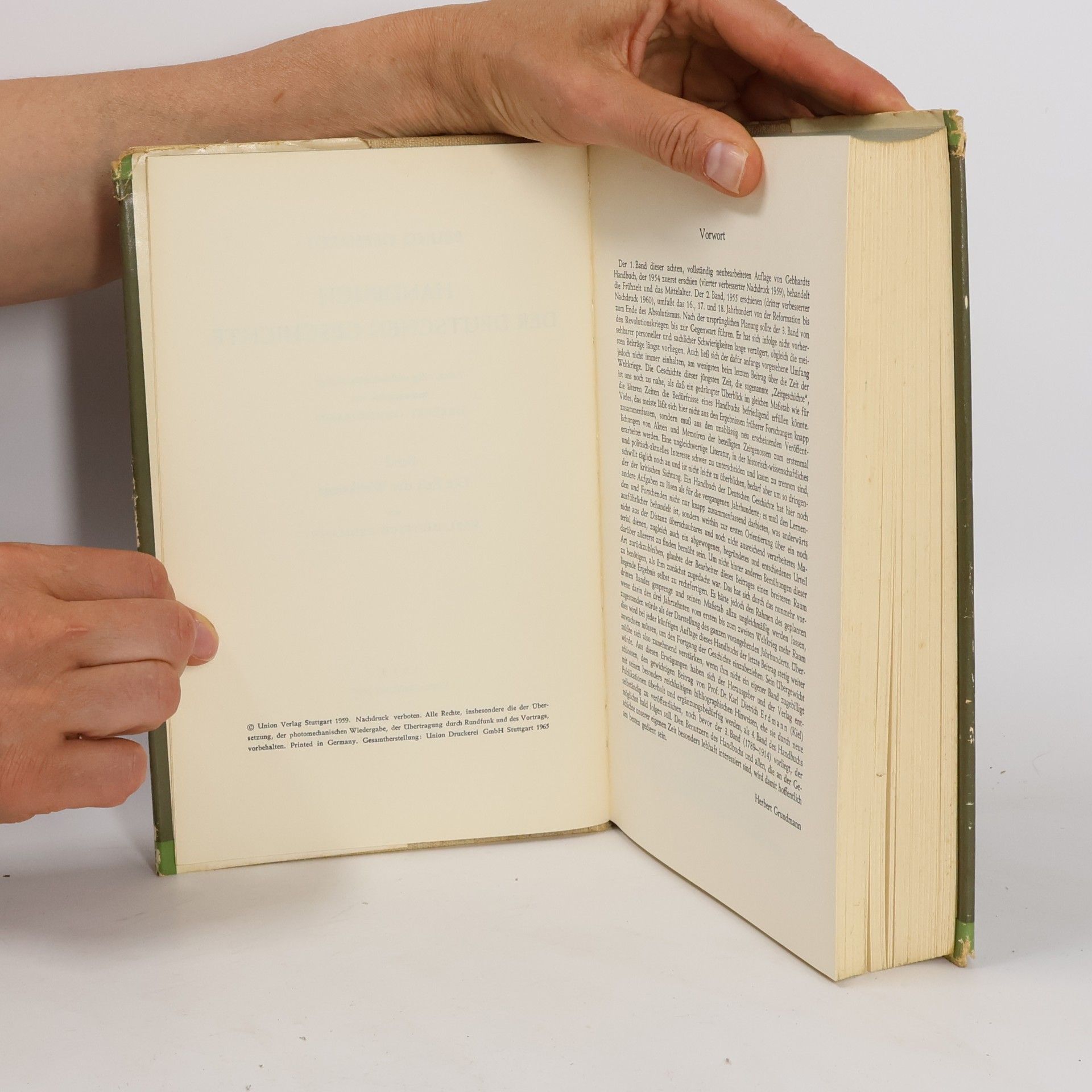 Bruno Gebhardi Handbuch der Deutschen Geschichte