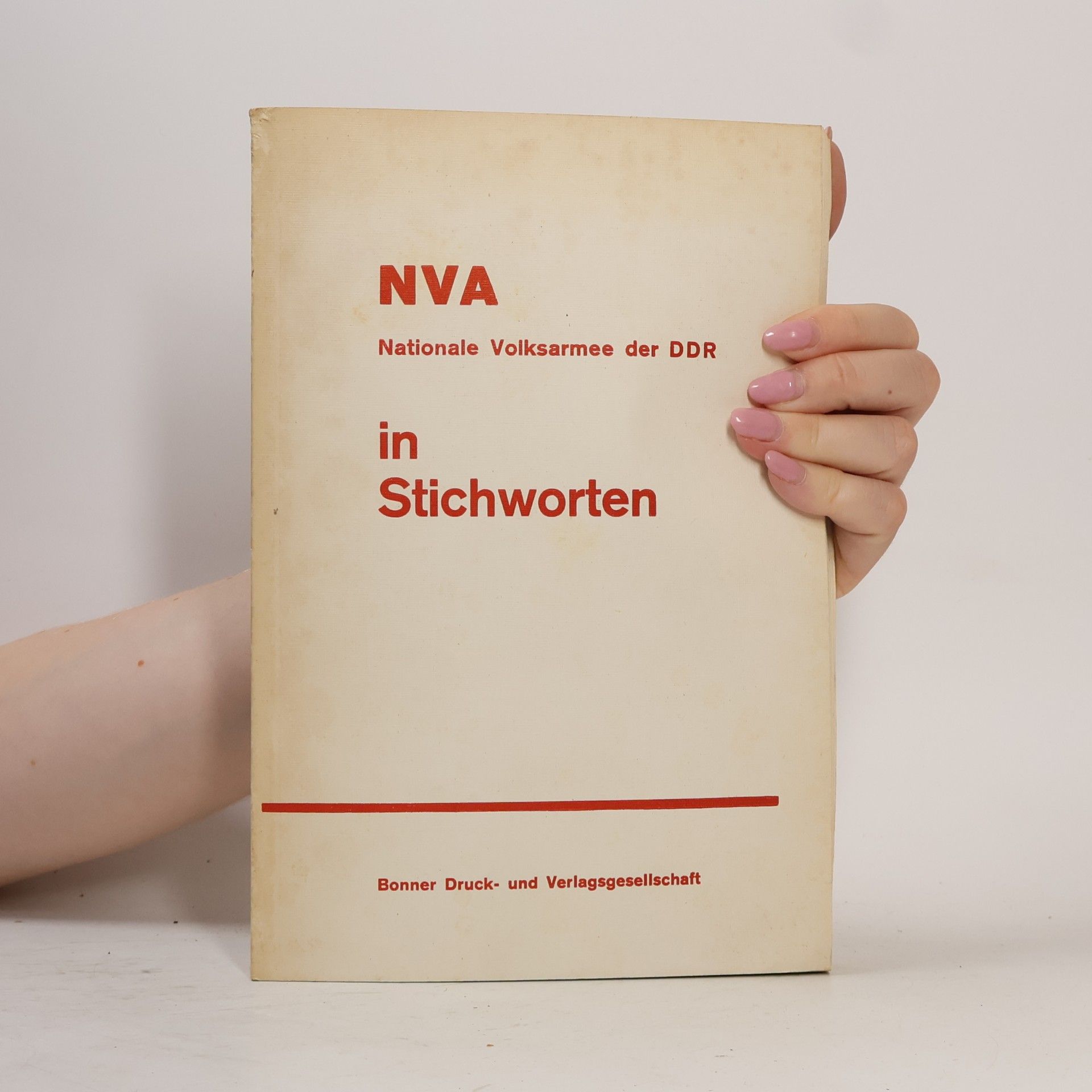 Ullrich Rühmland NVA, Nationale Volksarmee der DDR, in Stichworten