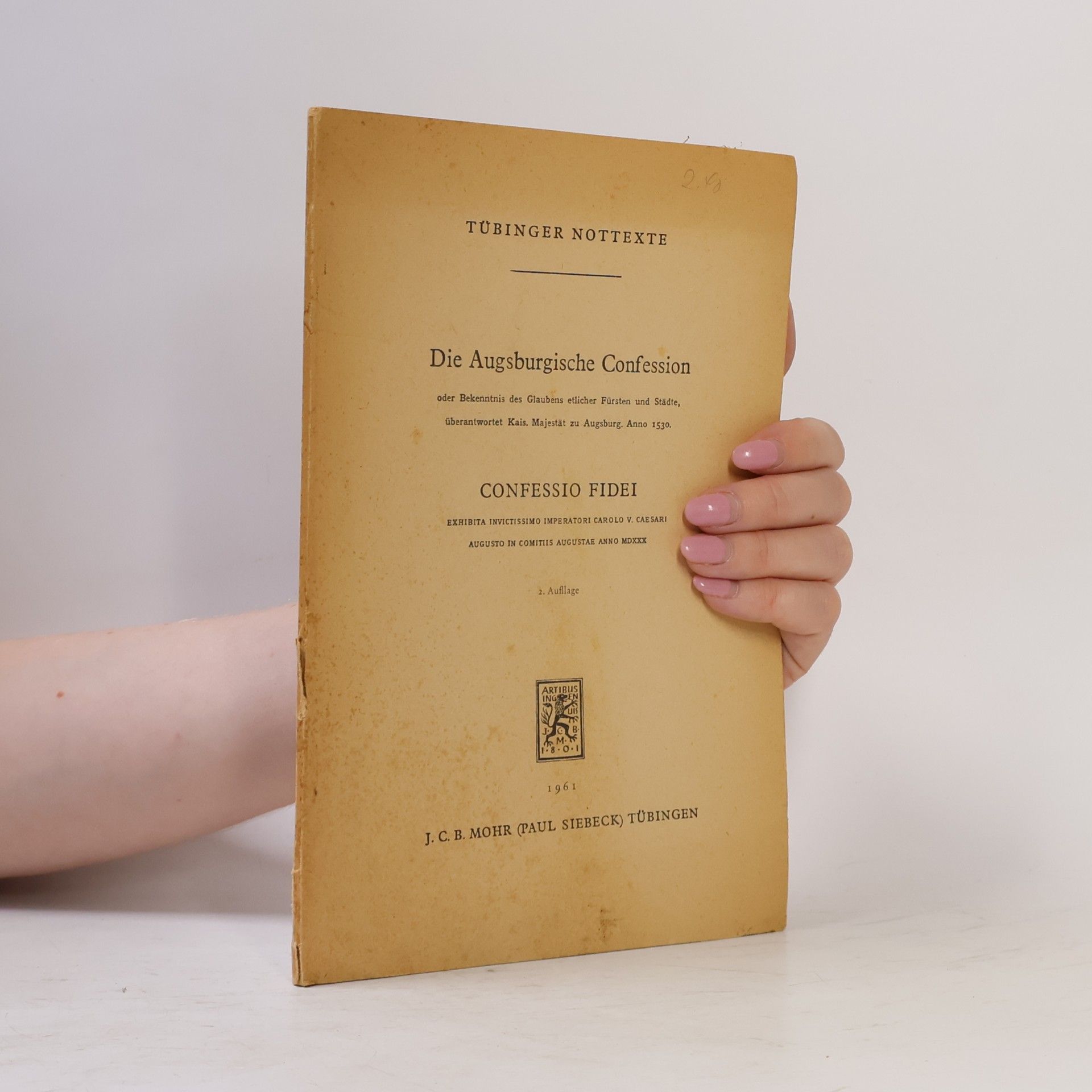 Autorenkollektiv Die Augsburgische Confession