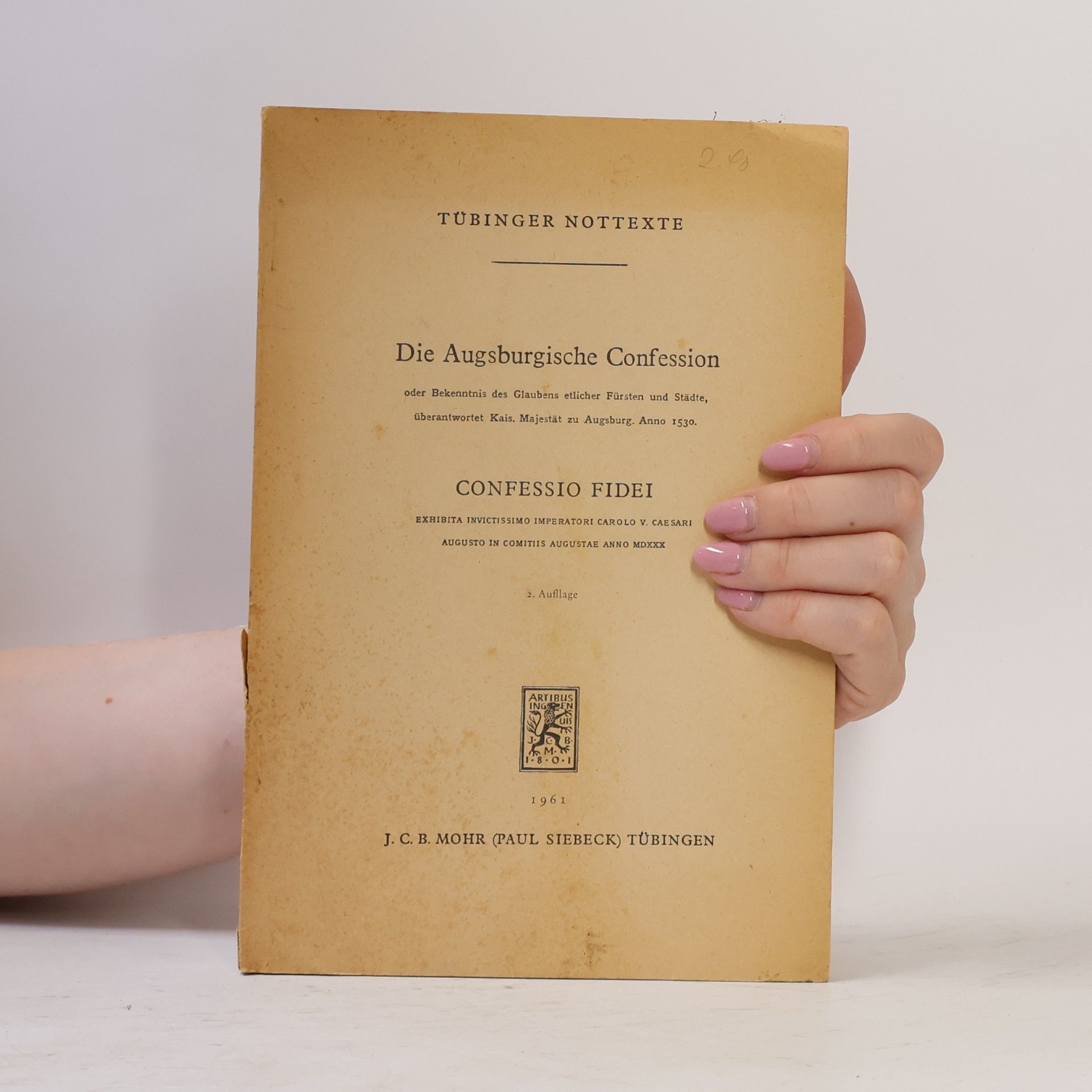 Autorenkollektiv Die Augsburgische Confession