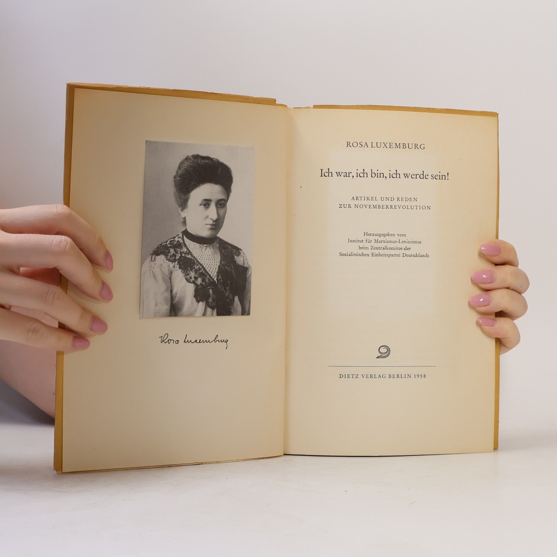 Rosa Luxemburg Ich war, ich bin, ich werde sein