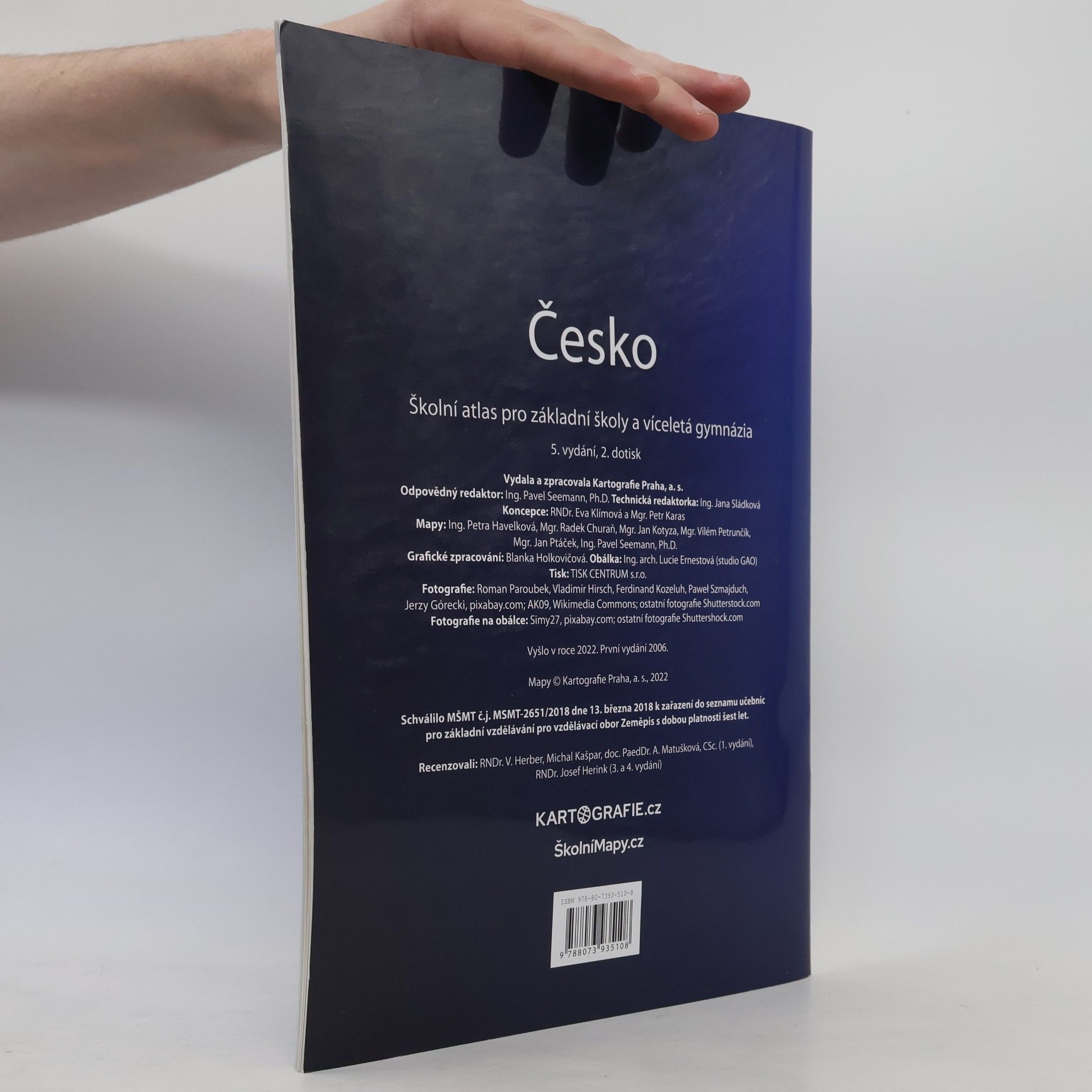 Kolektiv autorů Česko: školní atlas pro základní školy a víceletá gymnázia