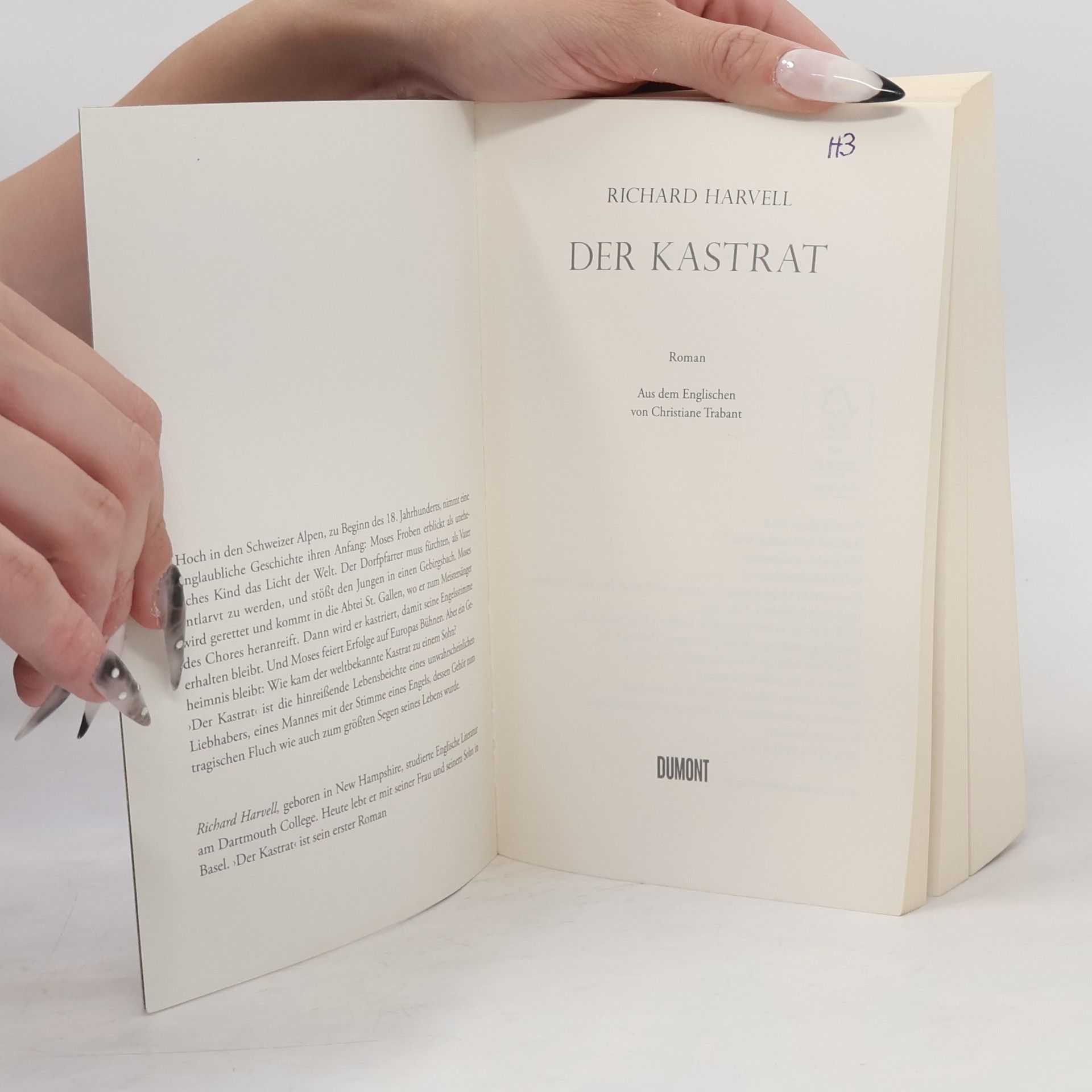 Richard Harvell Der Kastrat