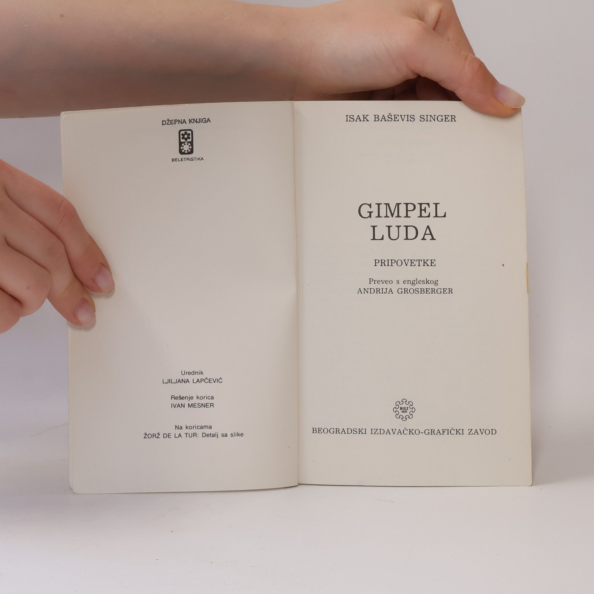 Isaac Bashevis Singer Gimpel luda