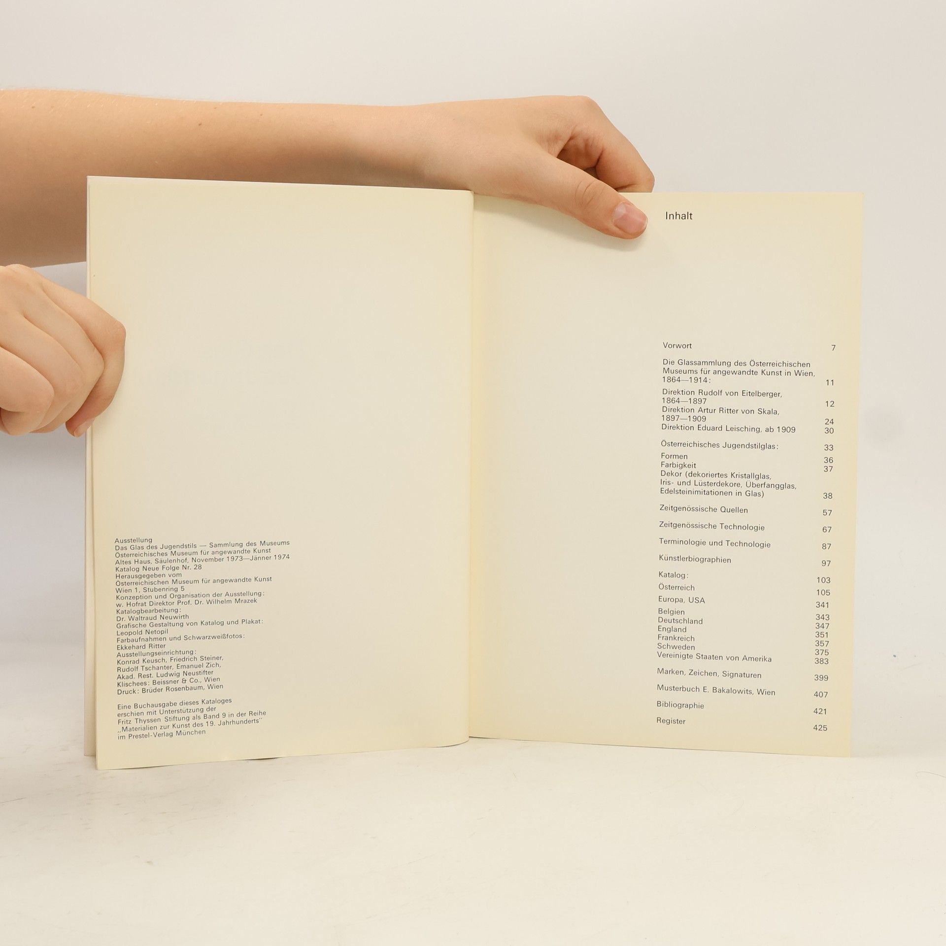 Collectif d'auteurs Das Glas des Jugendstils