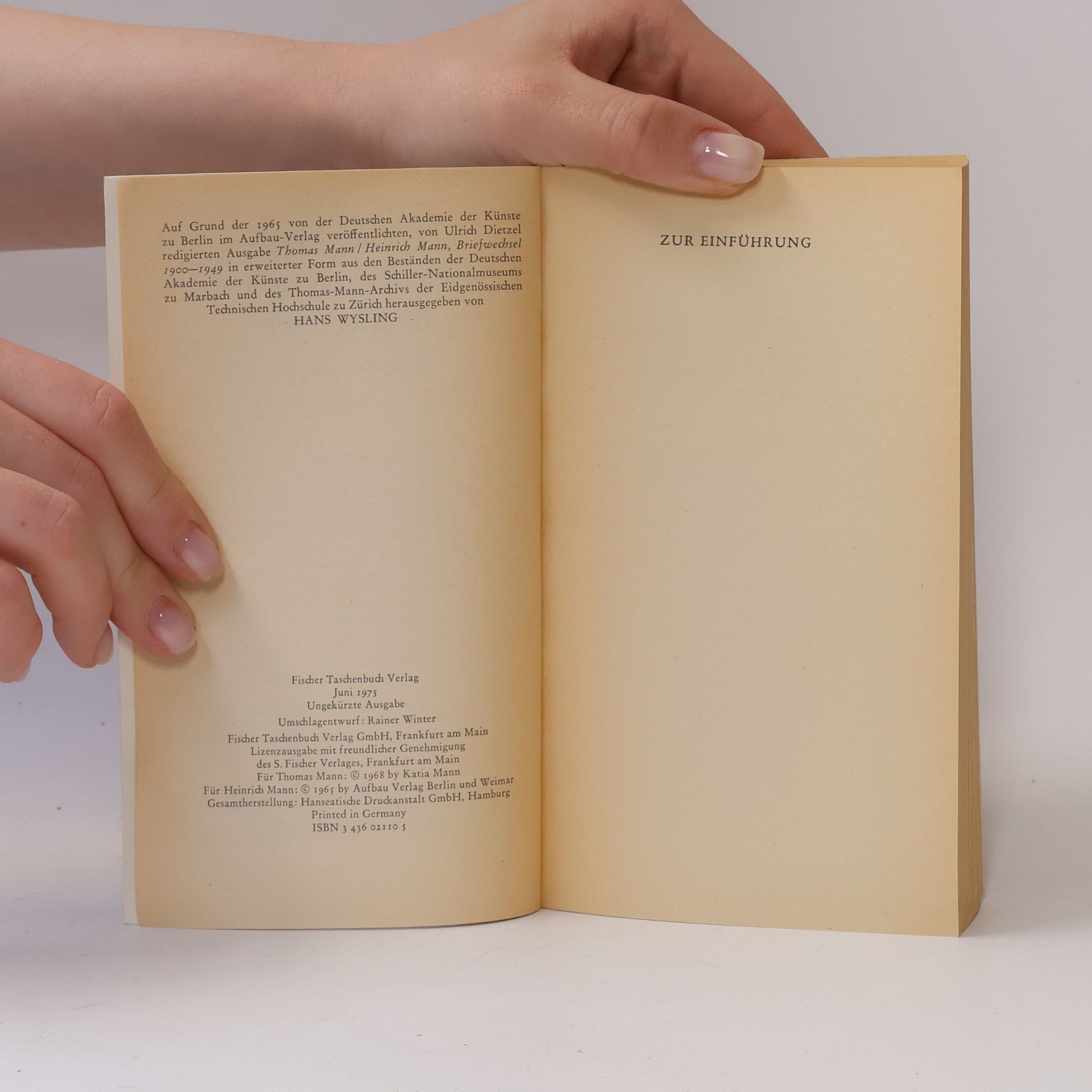 Thomas Mann Briefwechsel 1900 bis 1949