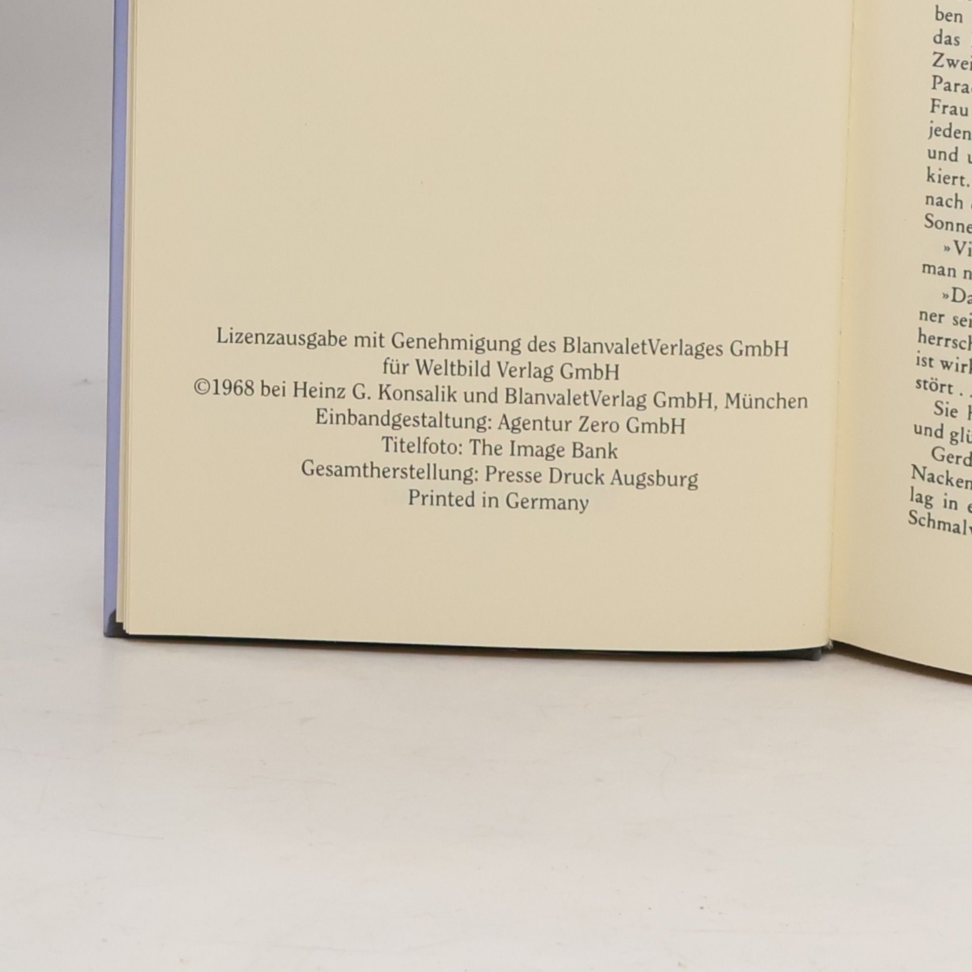 Heinz G. Konsalik Das Schloß der blauen Vögel