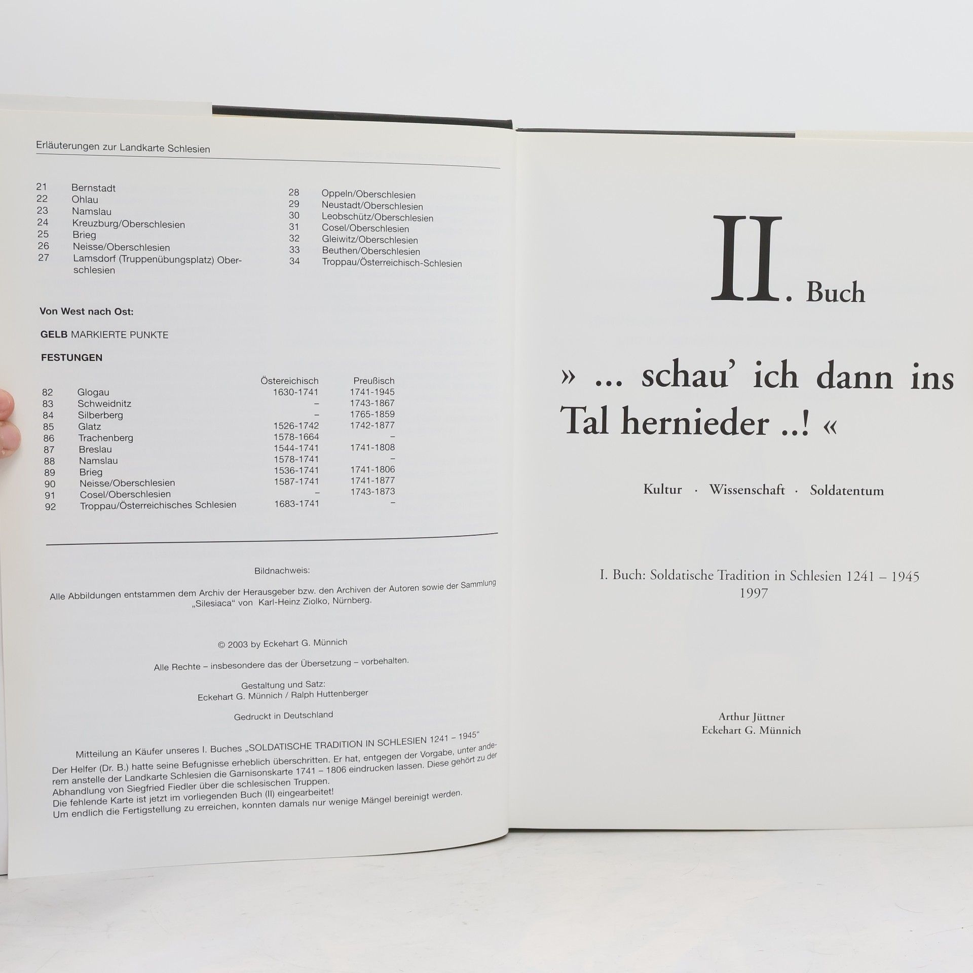 Arthur Jüttner schau' ich dann ins Tal hernieder II. Buch. Kultur. Wissenschaft. Soldatentum