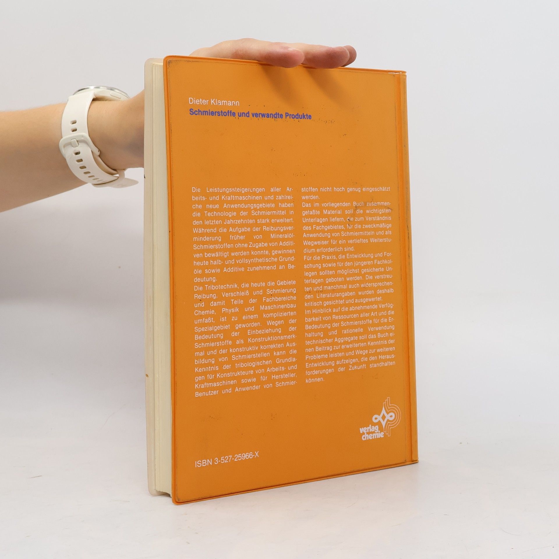 Dieter Klamann Schmierstoffe und verwandte Produkte