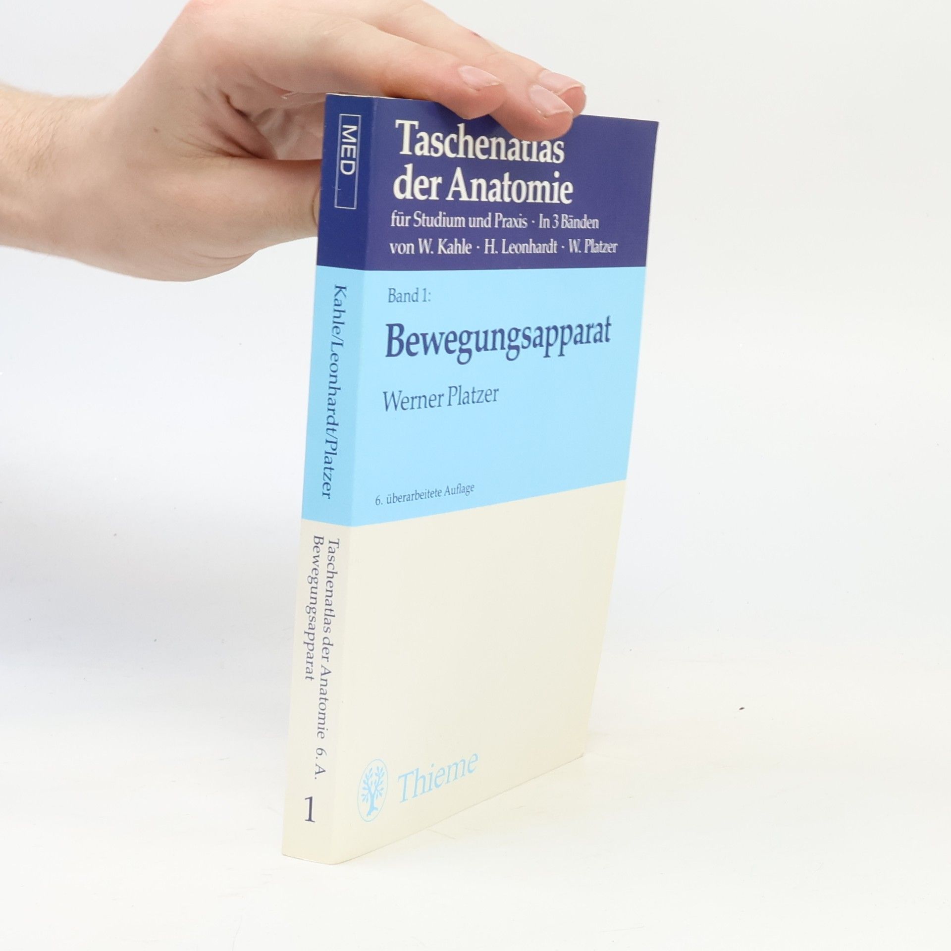 Werner Platzer Taschenatlas der Anatomie 1. Bewegungsapparat