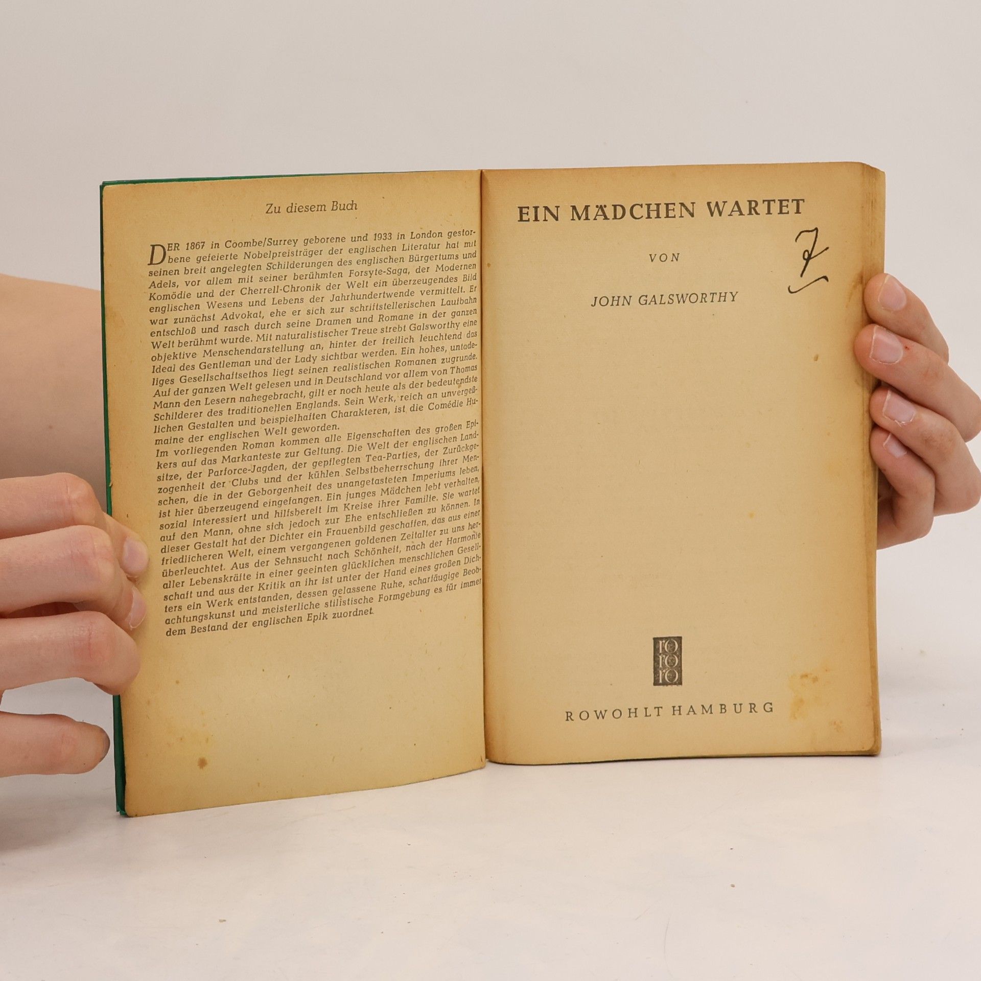 John Galsworthy Ein Mädchen Wartet