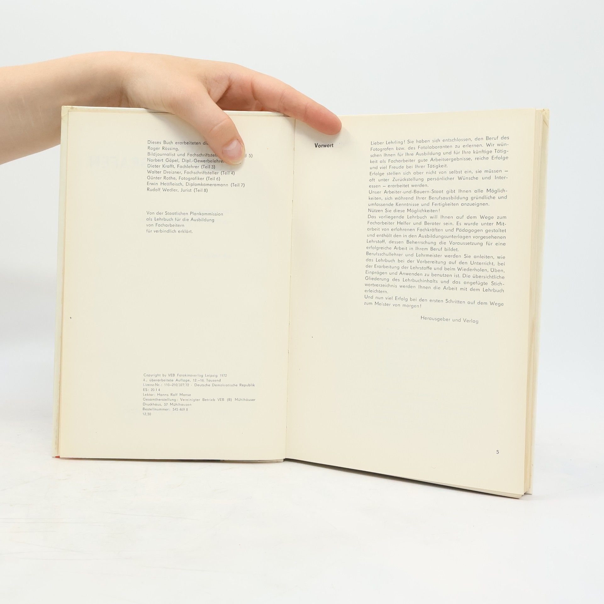 Dieter Krafft Lehrbuch für fotografen
