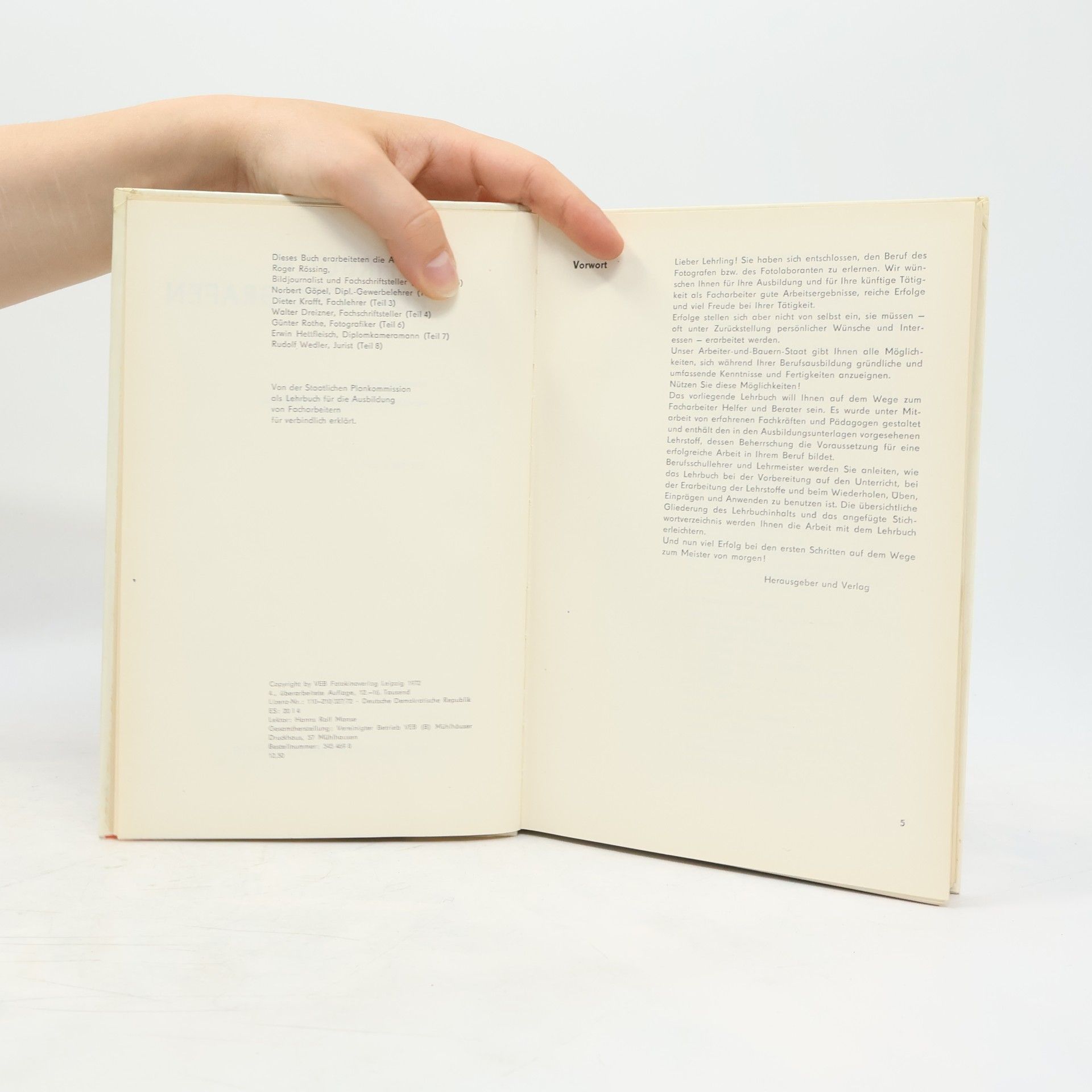 Dieter Krafft Lehrbuch für fotografen