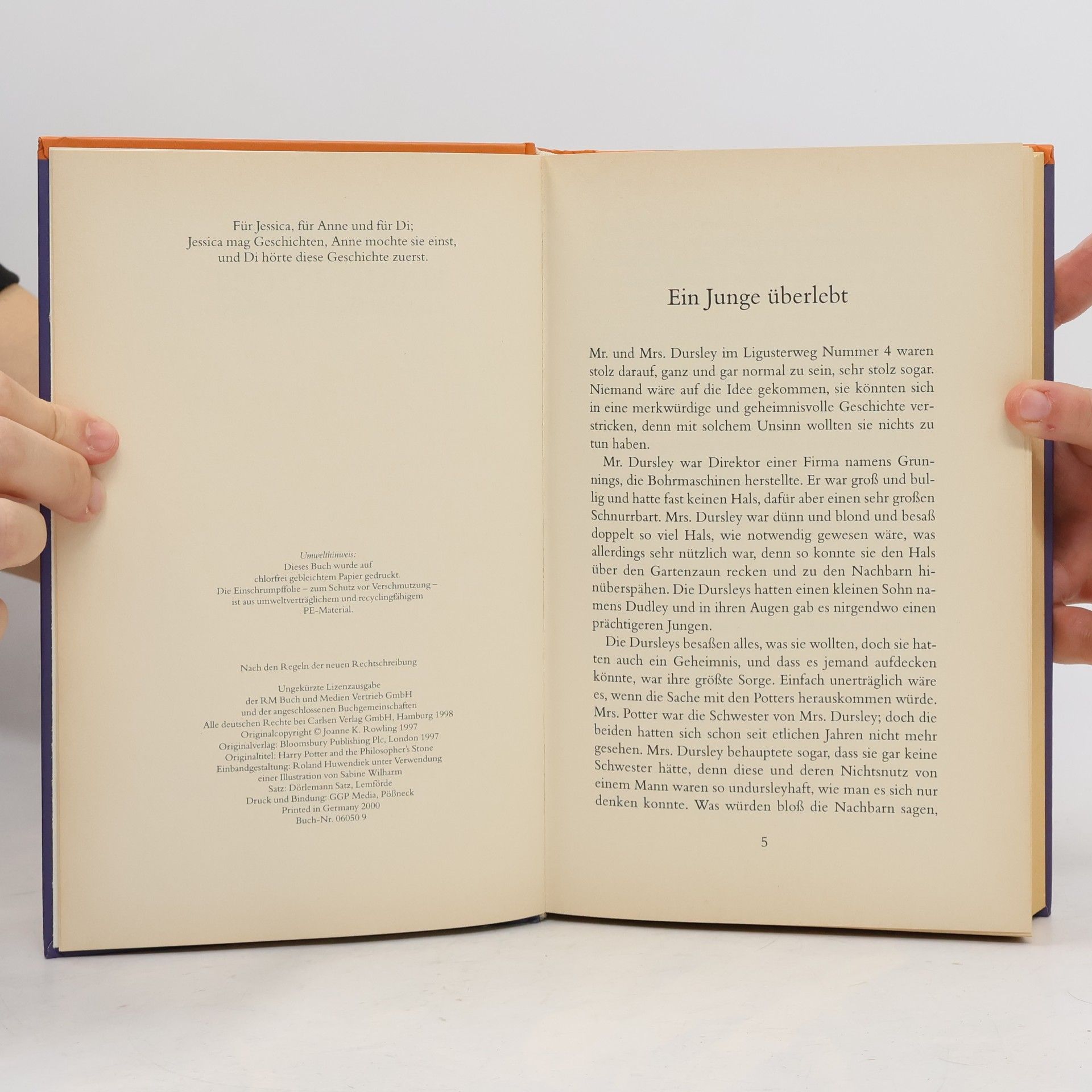 J. K. Rowling Harry Potter und der Stein der Weisen